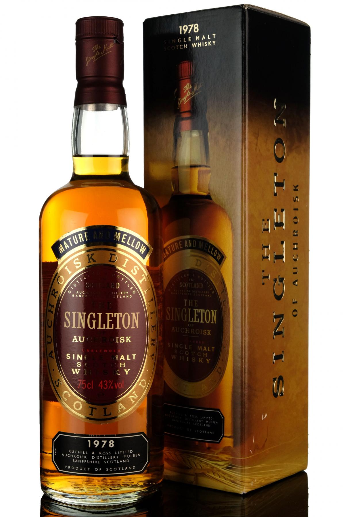 Singleton Of Auchroisk 1978