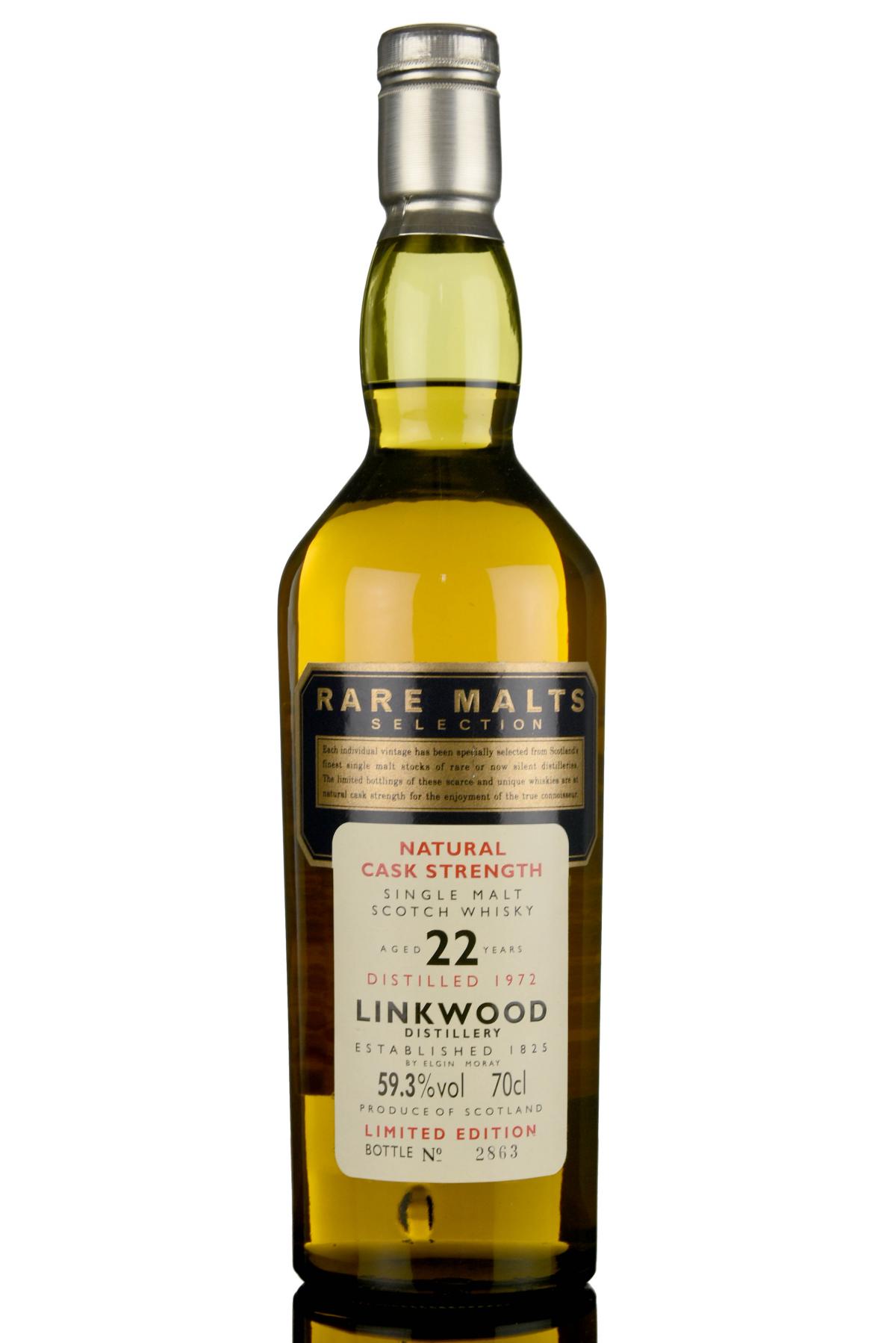 Linkwood 1972 - 22 Year Old - Rare Malts 59.3%