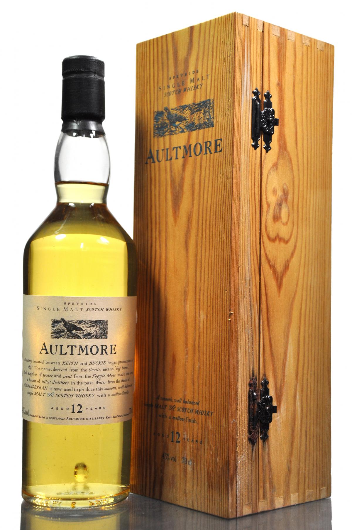 Aultmore 12 Year Old - Flora & Fauna - Wooden Box Series