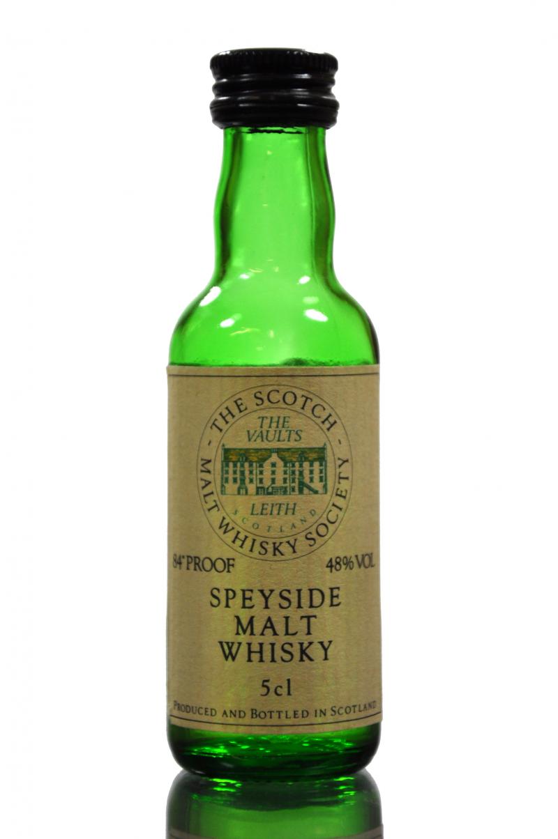 Speyside Scotch Malt Whisky Society Miniature