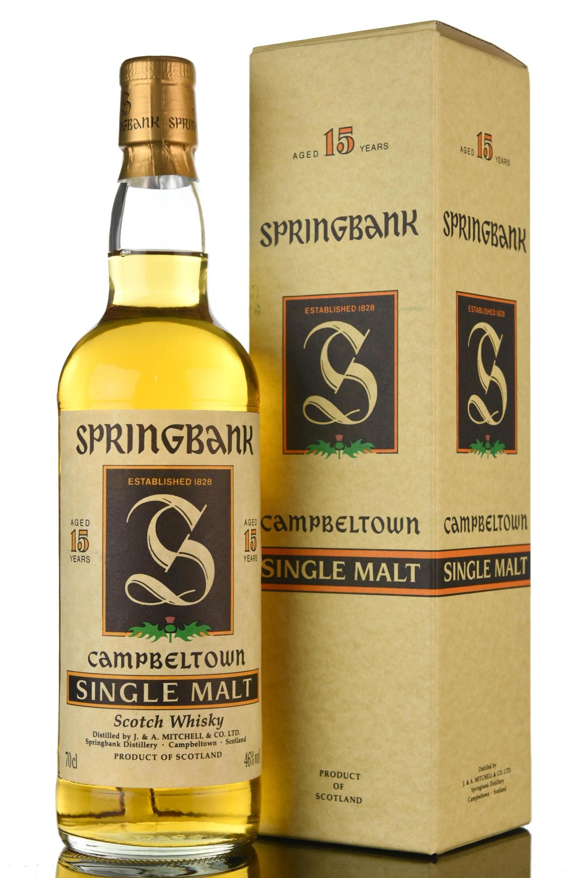 Springbank 15 Year Old - 1990s