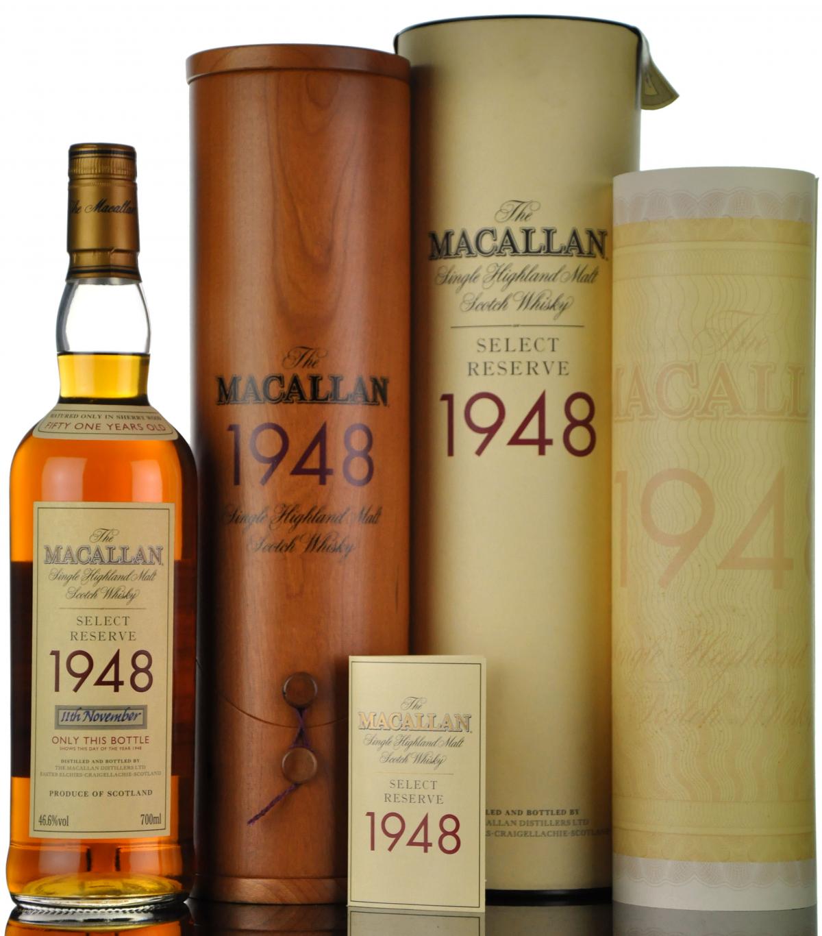 Macallan 1948 - 51 Year Old - Select Reserve