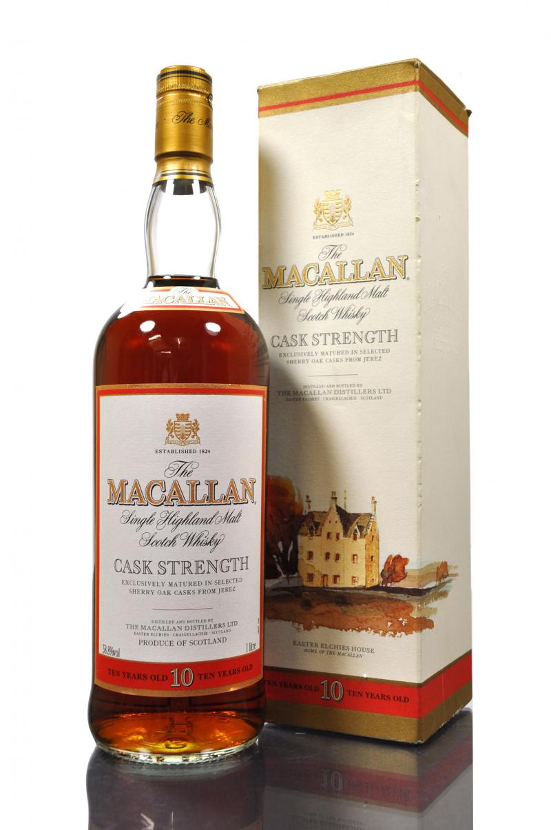Macallan 10 Year Old - Sherry Cask - Cask Strength - 1 Litre - 58.8%