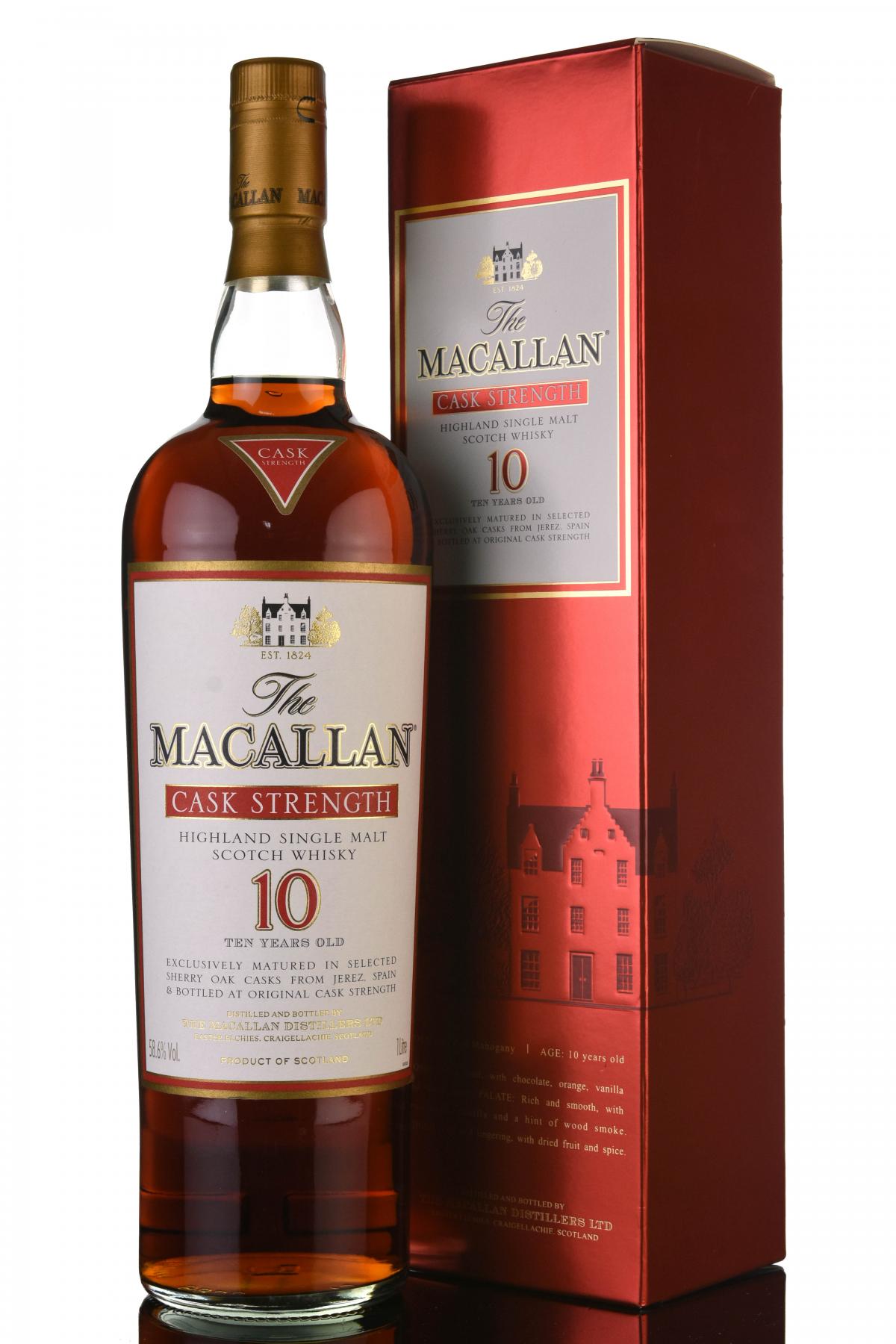 Macallan 10 Year Old - Cask Strength - 1 Litre