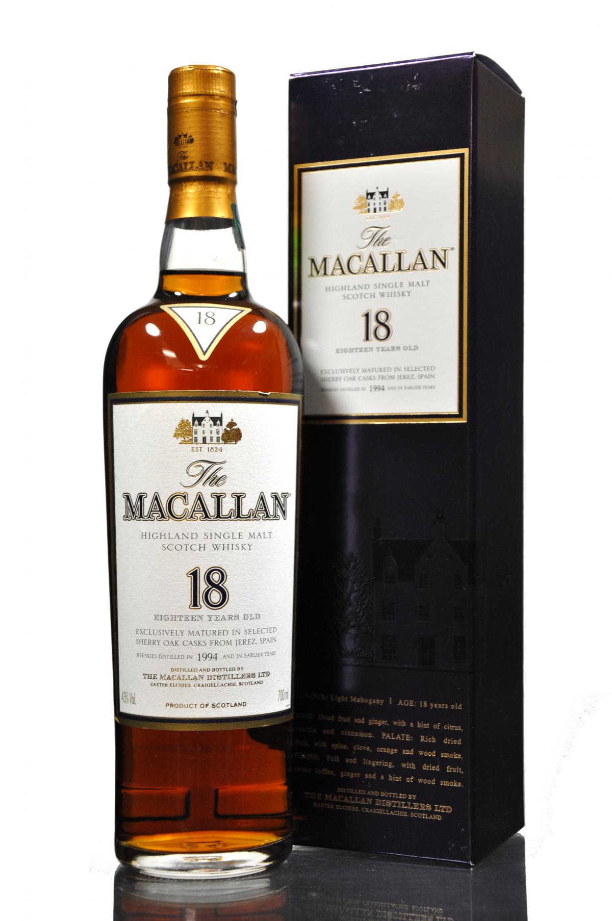 Macallan 1994 - 18 Year Old