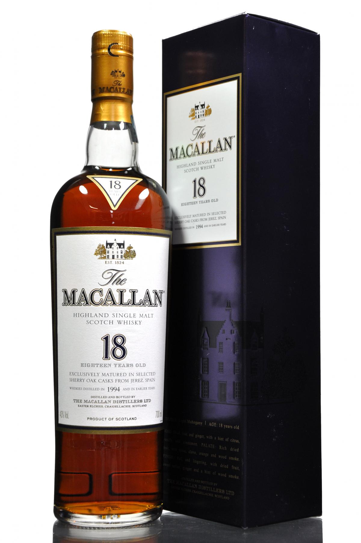 Macallan 1994 - 18 Year Old