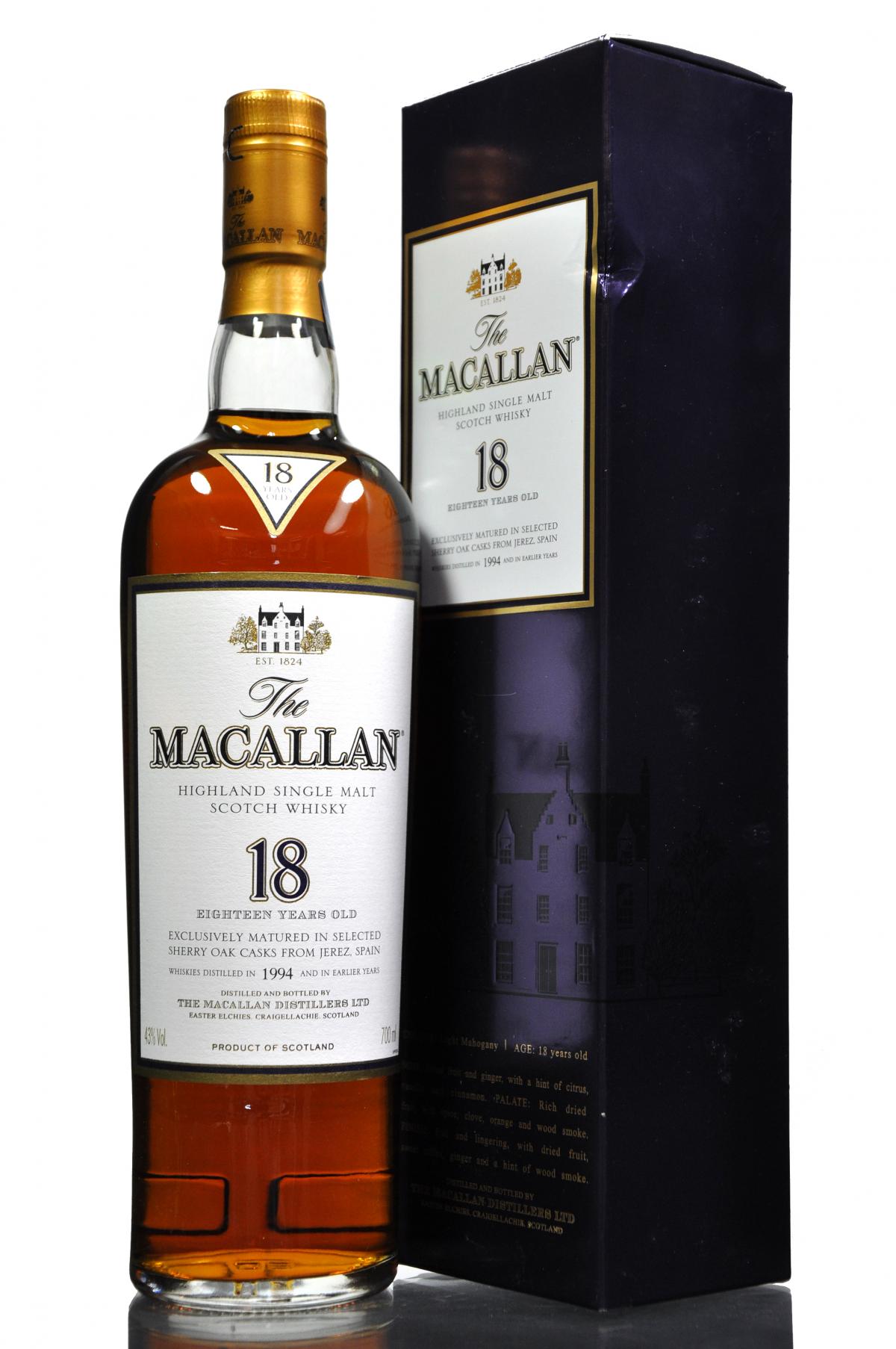 Macallan 1994 - 18 Year Old