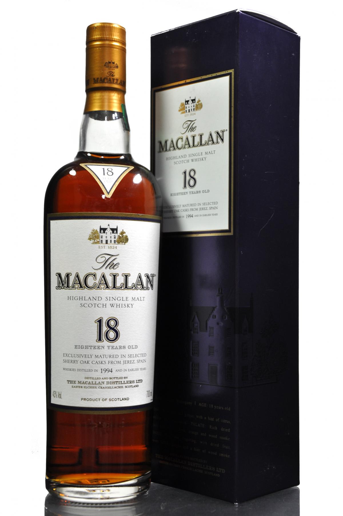 Macallan 1994 - 18 Year Old