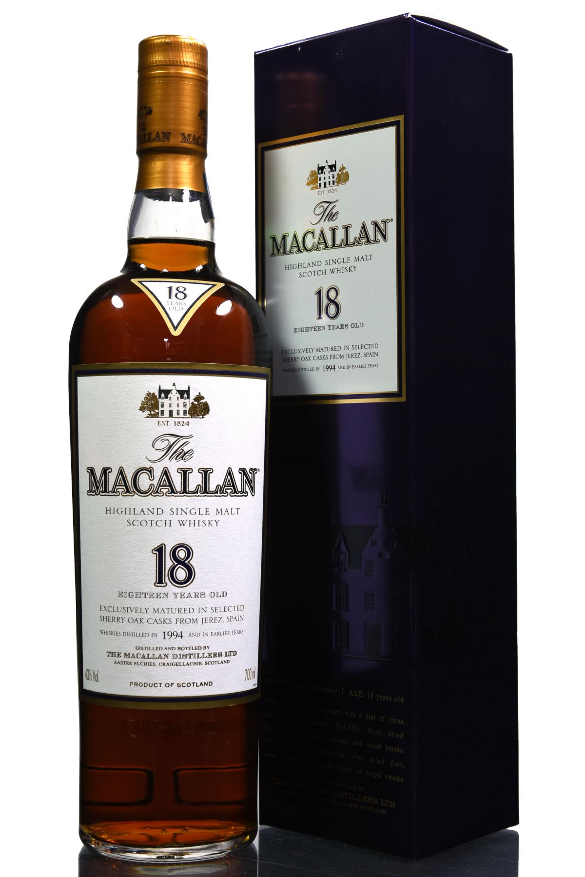 Macallan 1994 - 18 Year Old