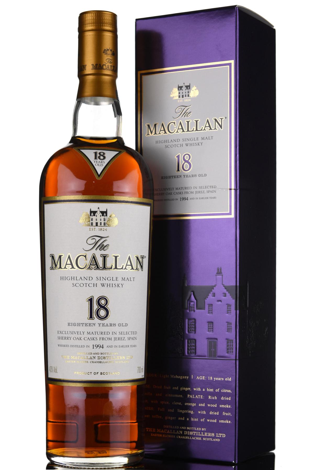 Macallan 1994 - 18 Year Old