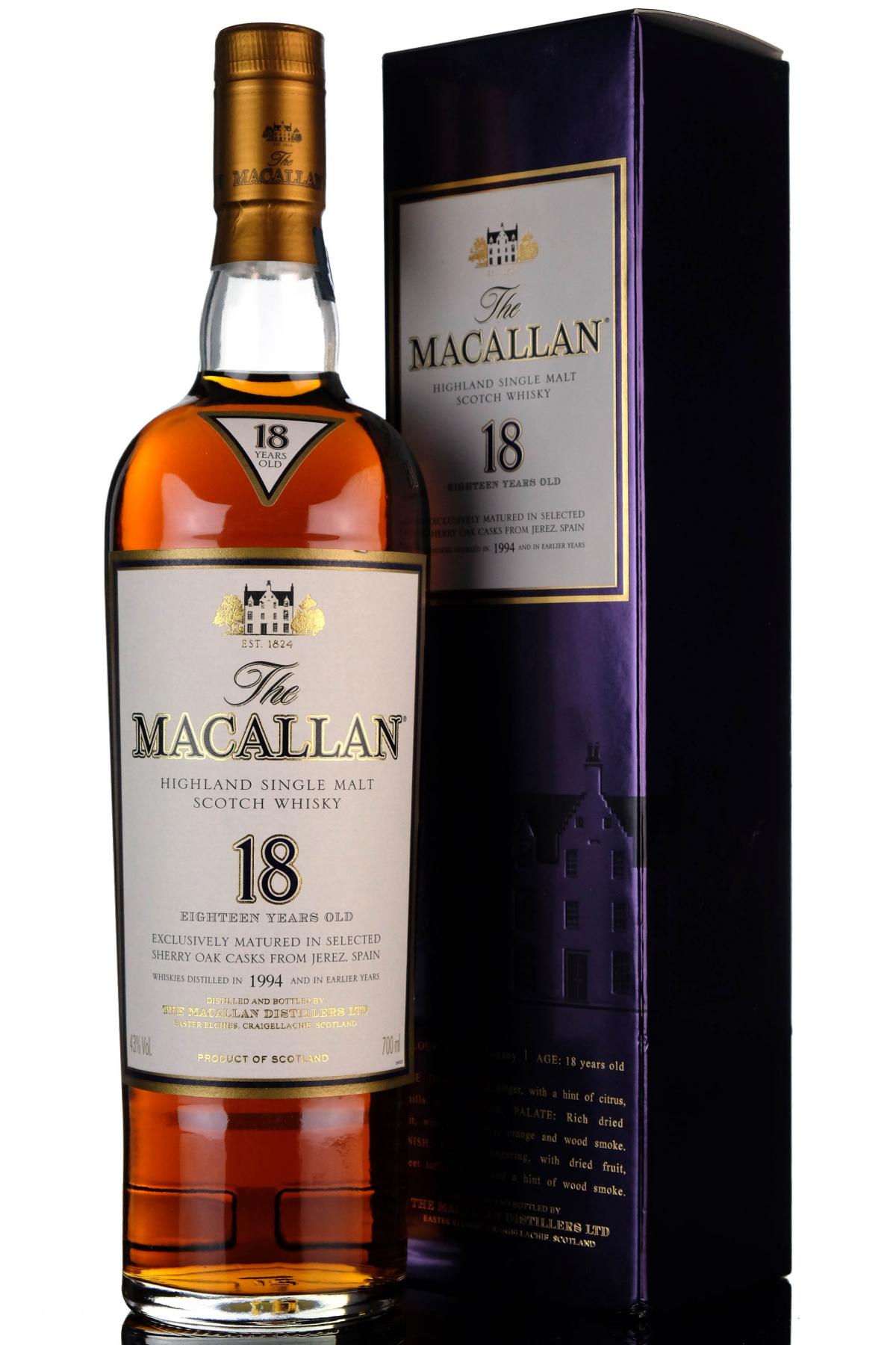 Macallan 1994 - 18 Year Old