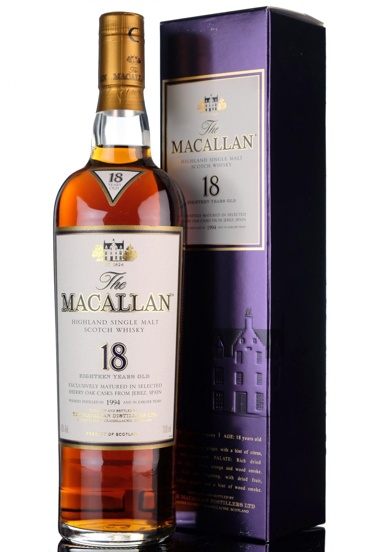 Macallan 1994 - 18 Year Old