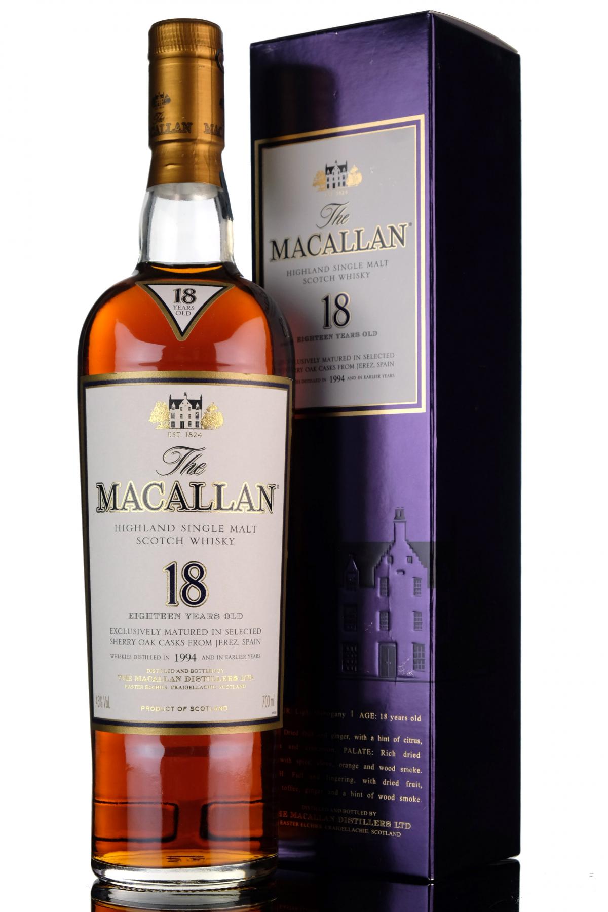 Macallan 1994 - 18 Year Old