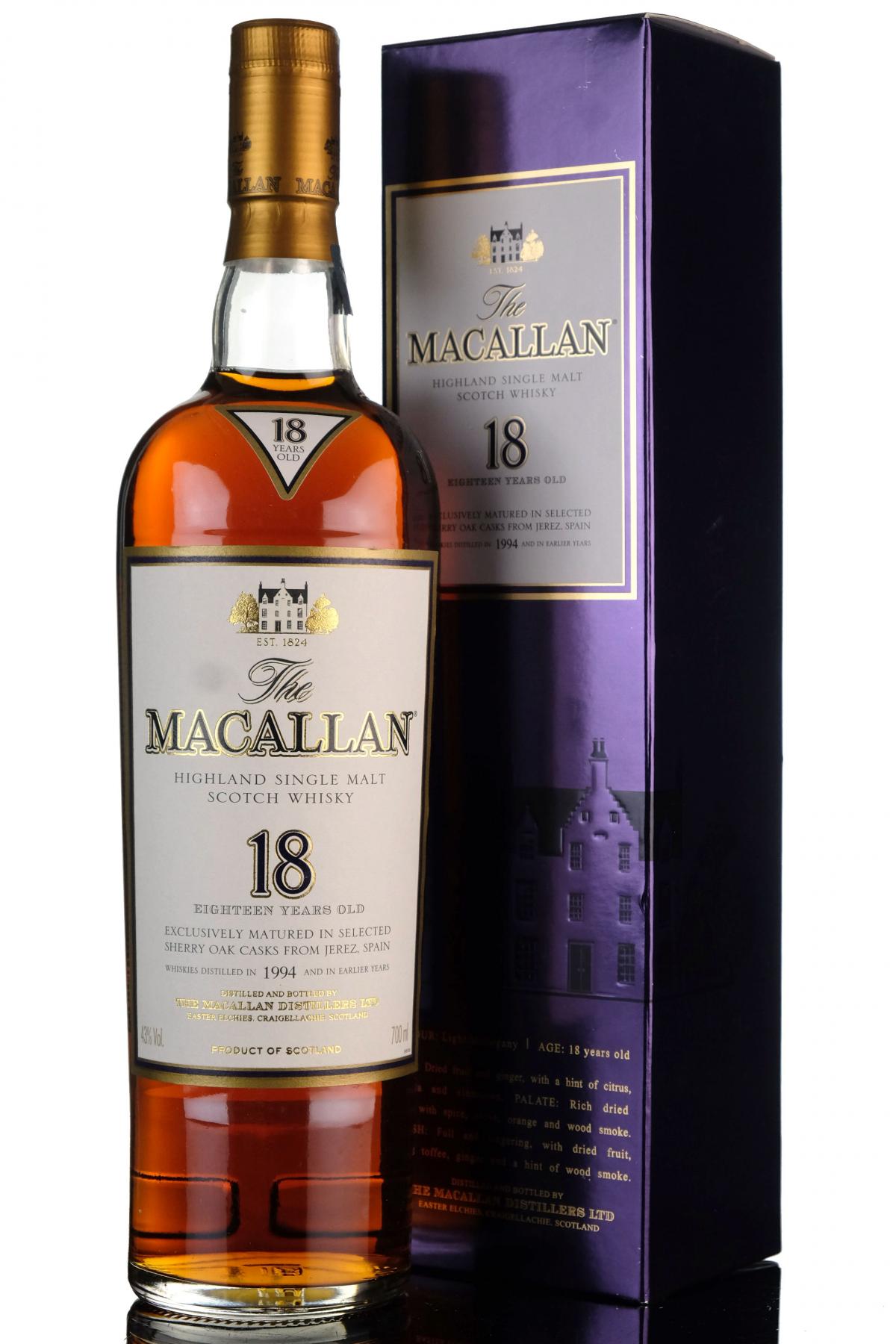 Macallan 1994 - 18 Year Old