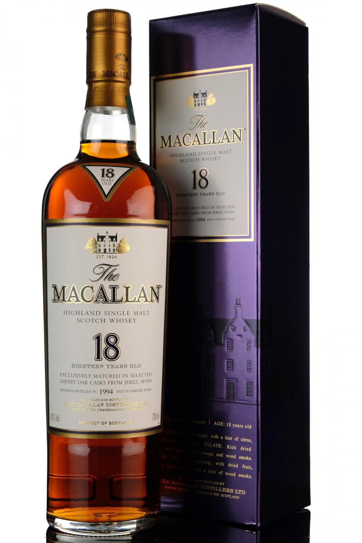 Macallan 1994 - 18 Year Old