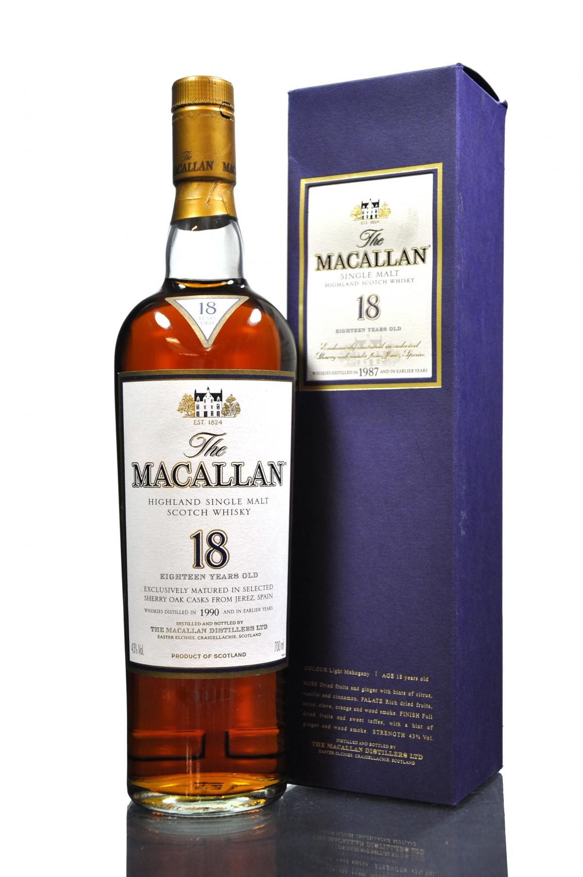 Macallan 1990 - 18 Year Old