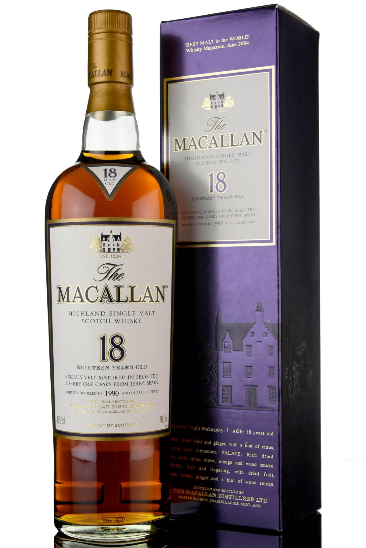 Macallan 1990 - 18 Year Old