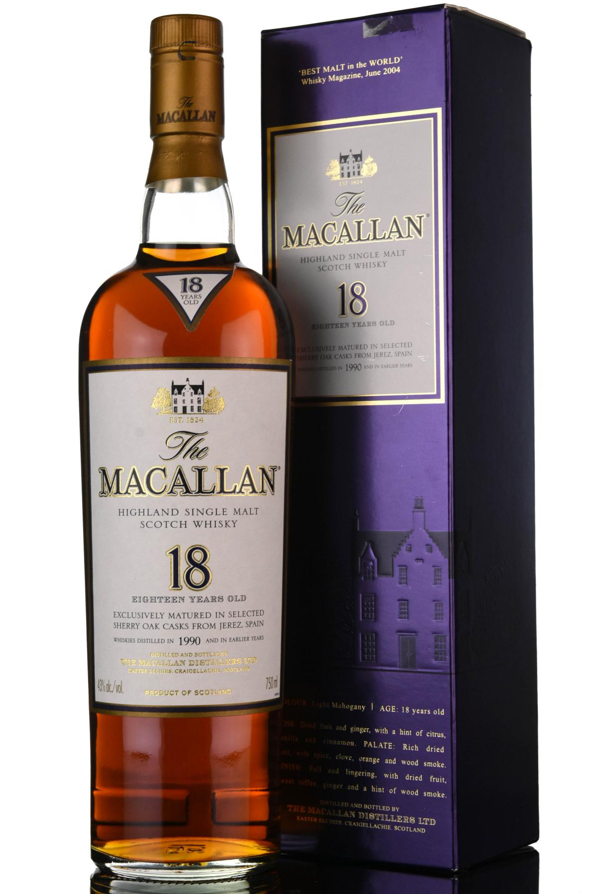 Macallan 1990 - 18 Year Old