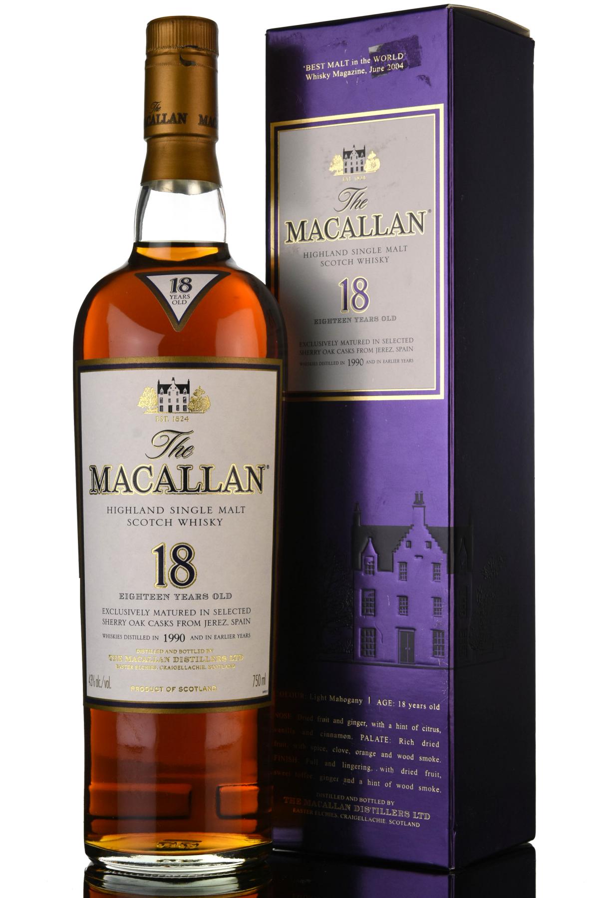 Macallan 1990 - 18 Year Old