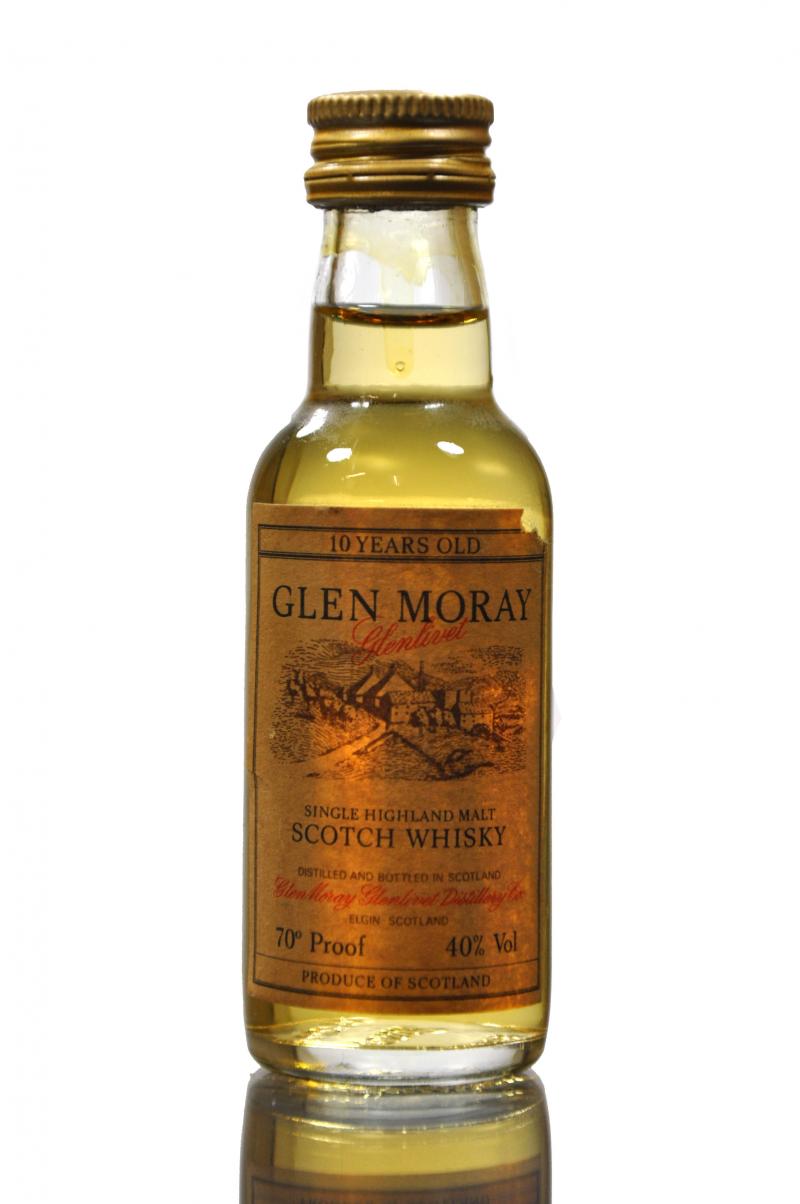 Glen Moray-Glenlivet 10 Year Old - 70 Proof Miniature