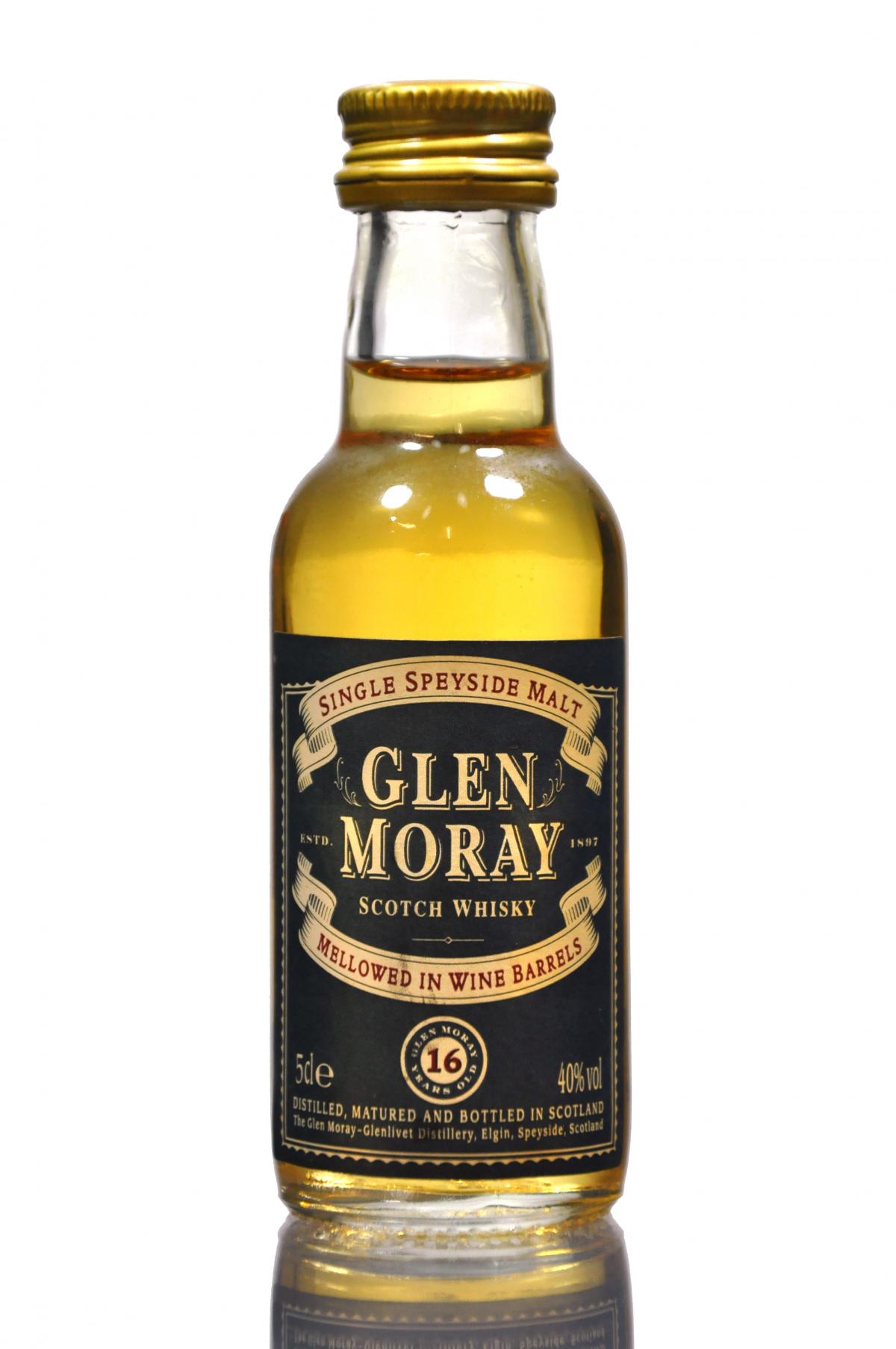 Glen Moray 16 Year Old Miniature