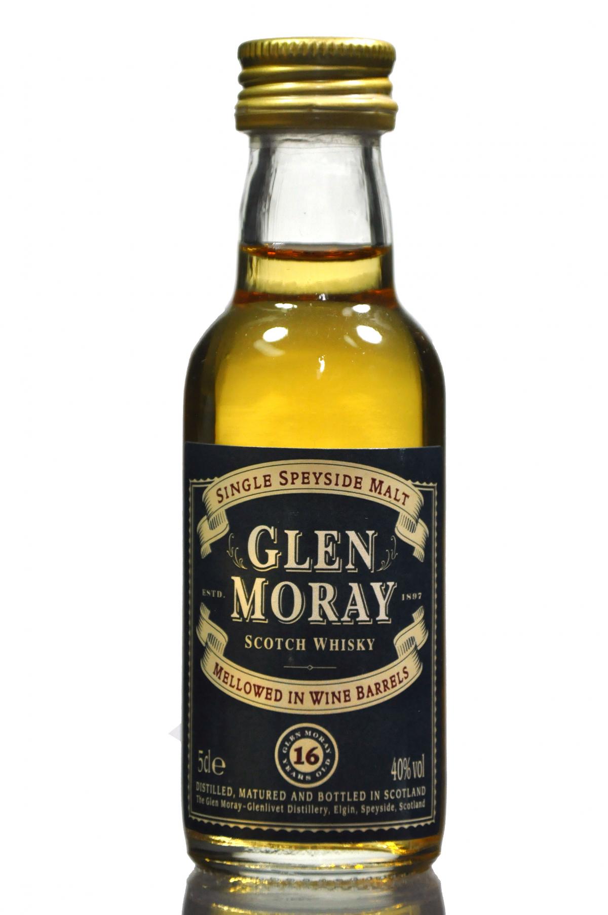 Glen Moray 16 Year Old Miniature