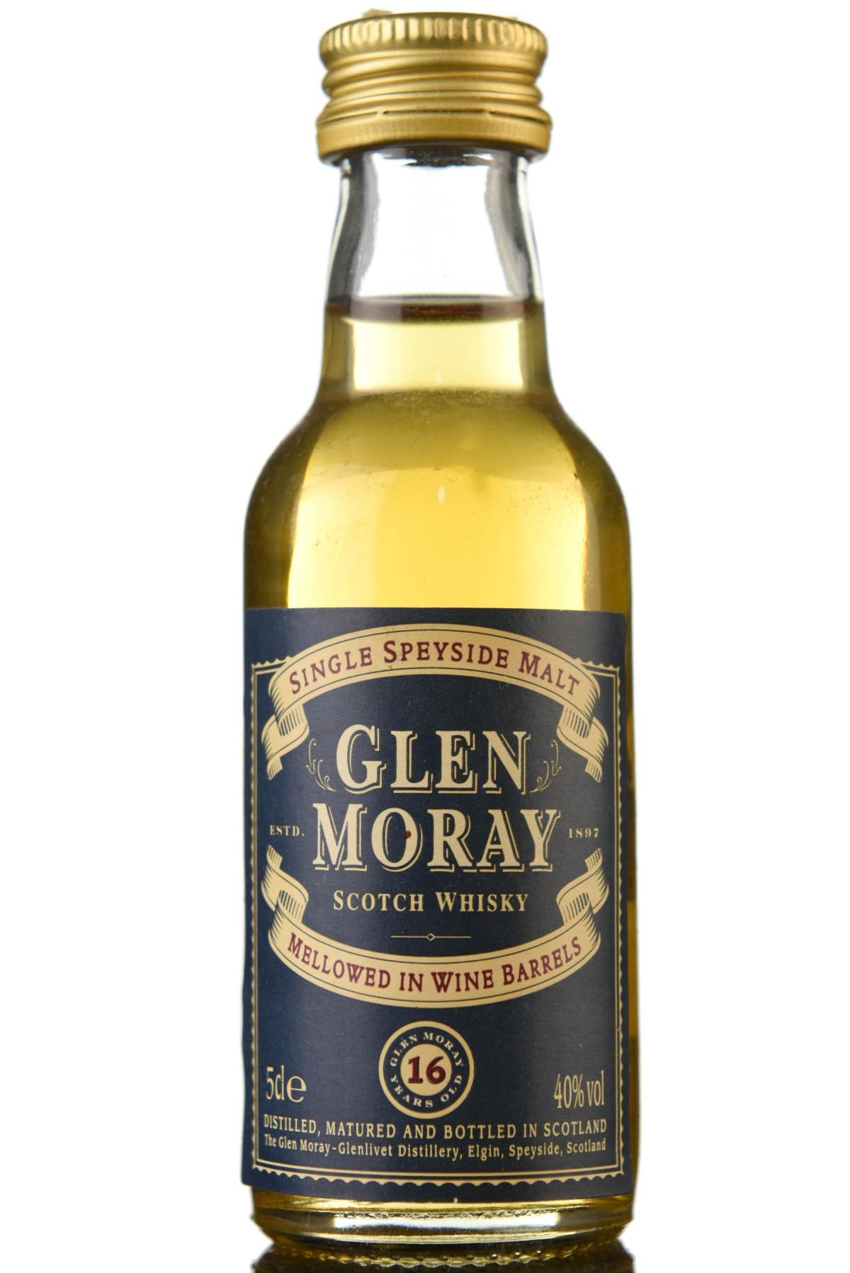 Glen Moray 16 Year Old Miniature