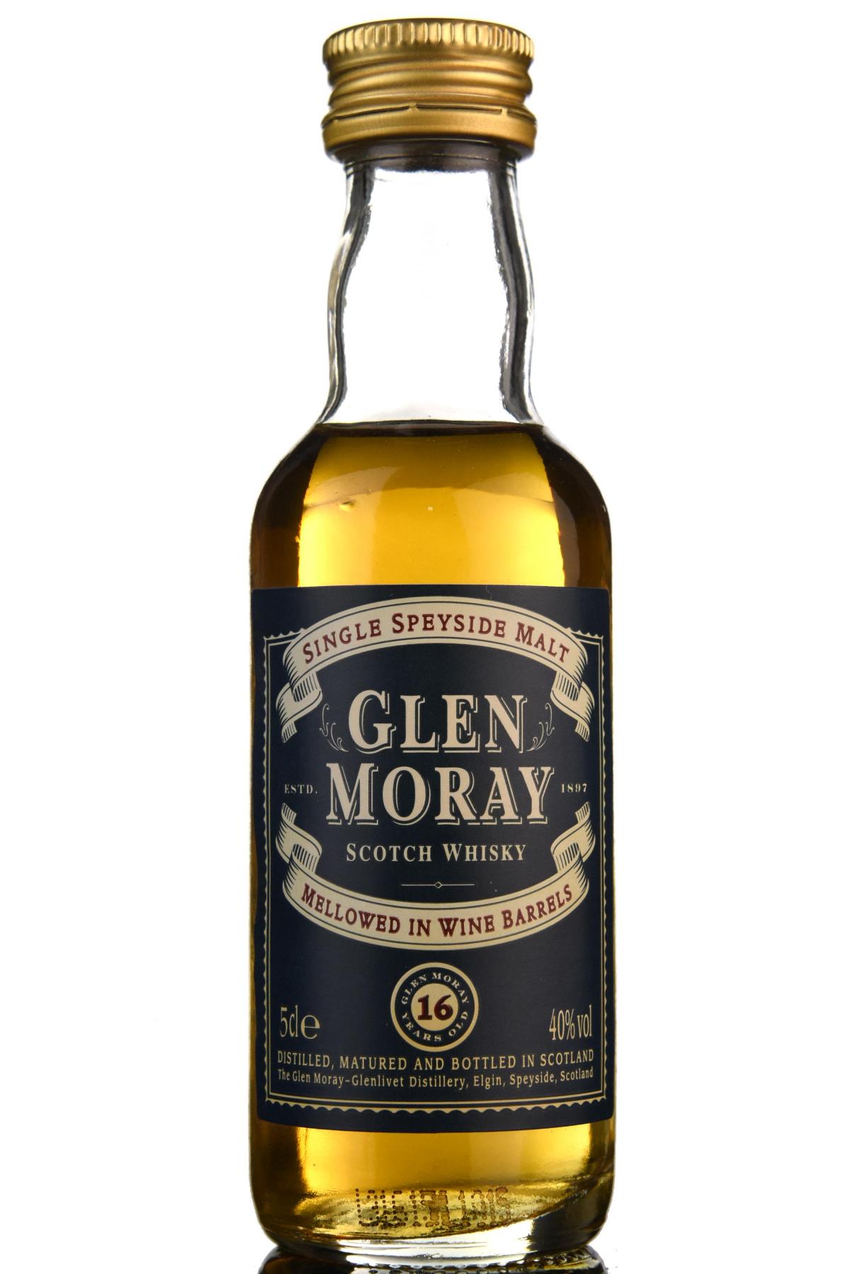 Glen Moray 16 Year Old Miniature