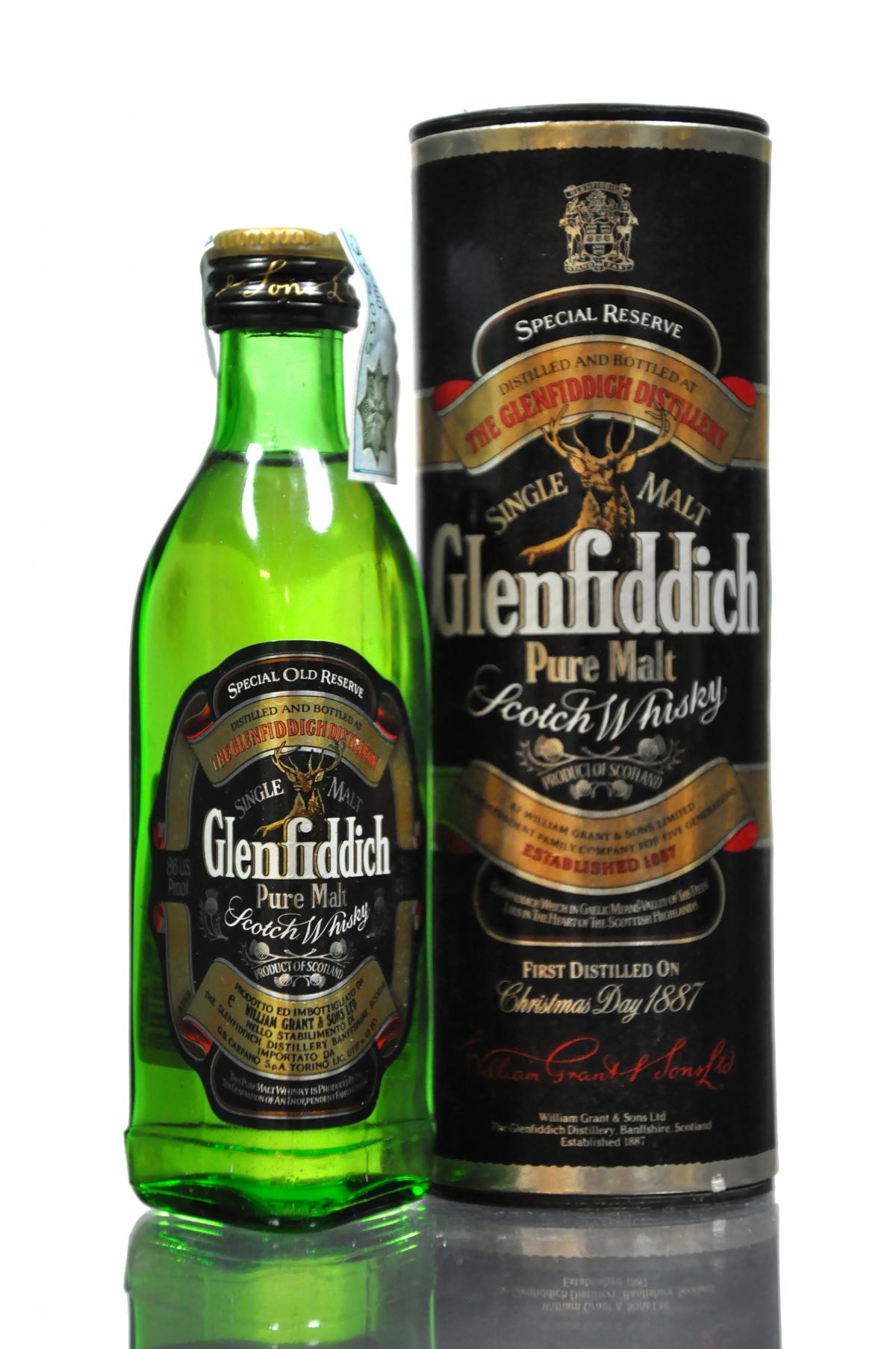 Glenfiddich Pure Malt Miniature