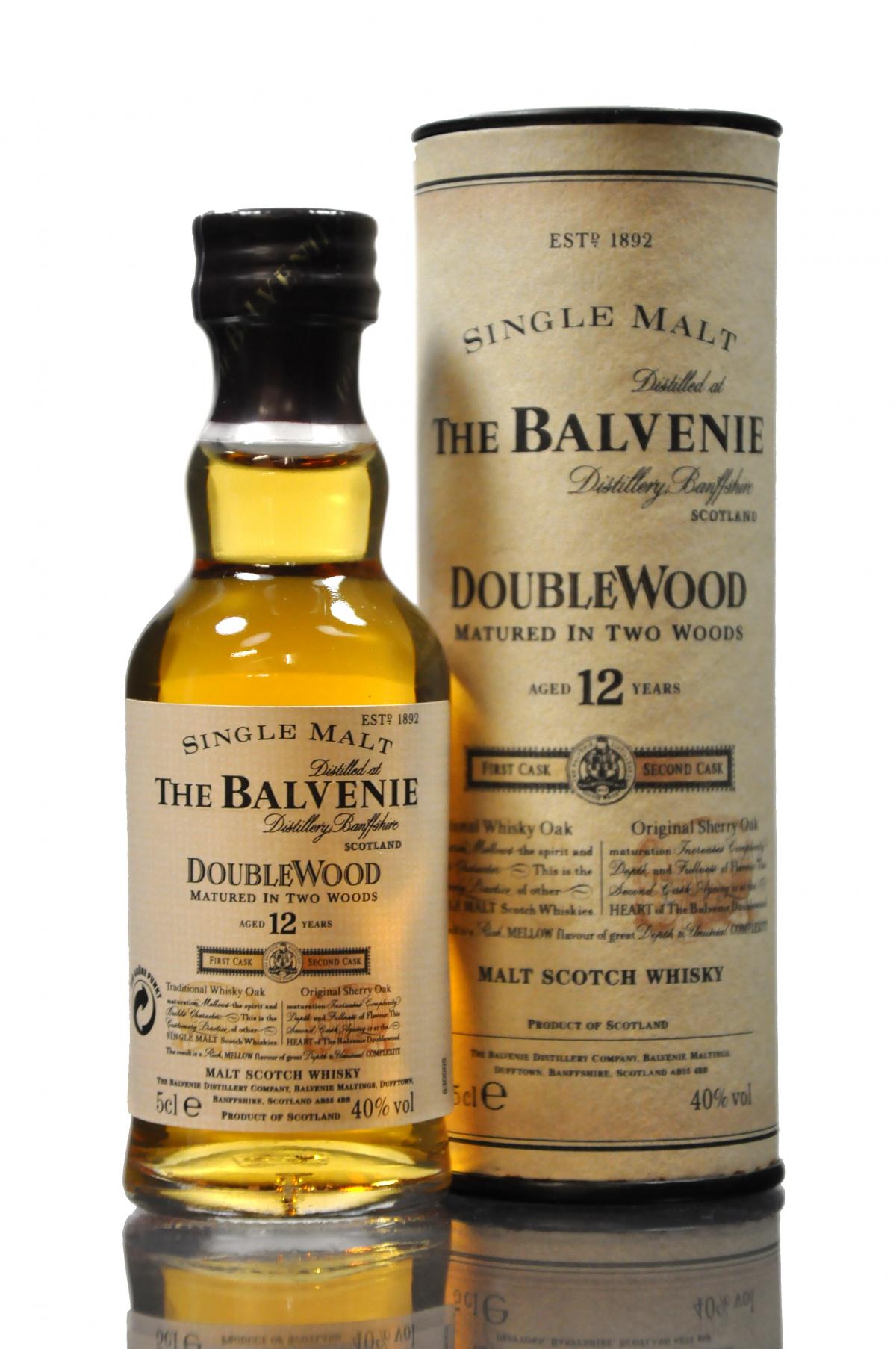 Balvenie 12 Year Old - DoubleWood Miniature