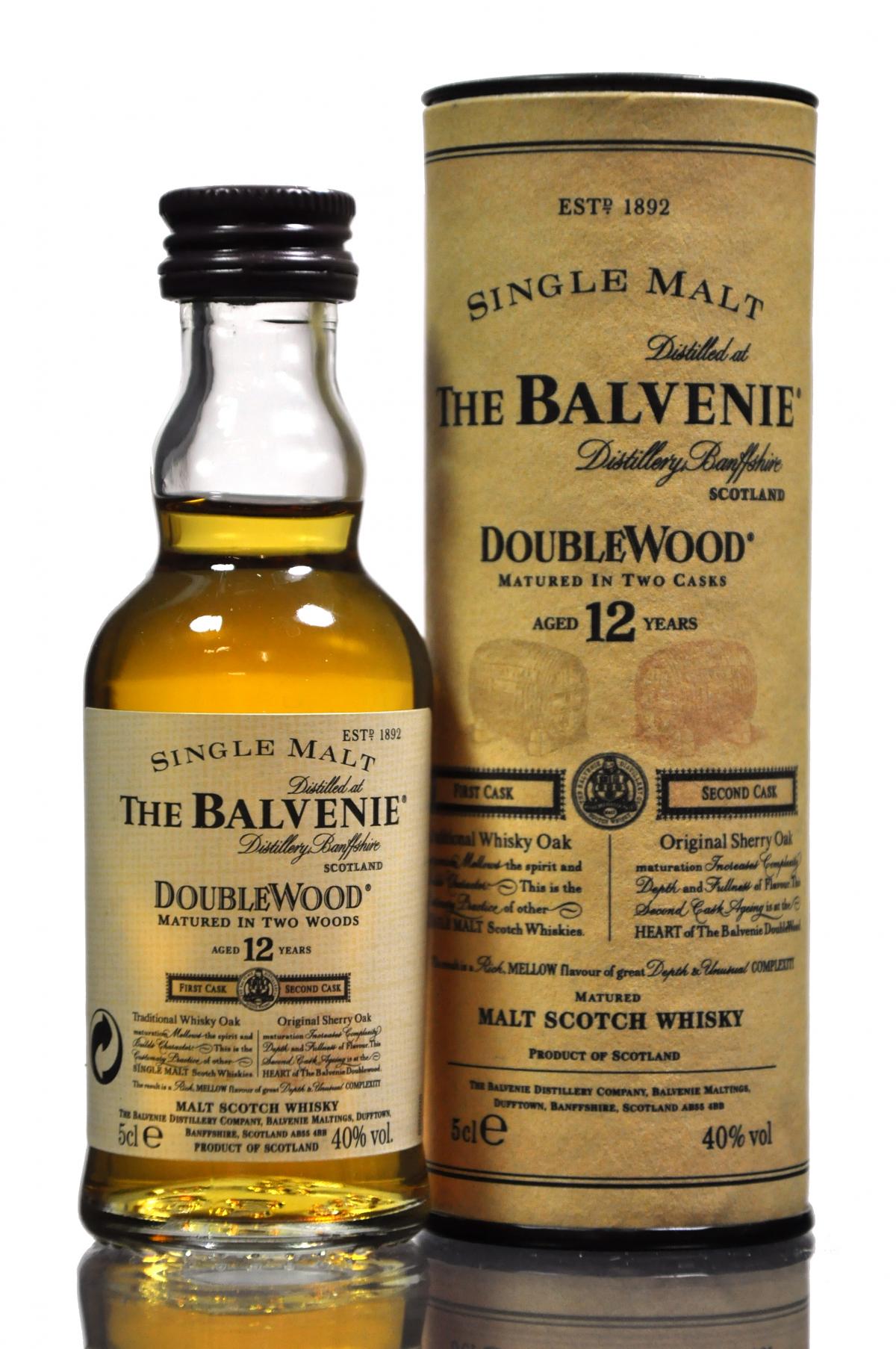 Balvenie 12 Year Old - Doublewood Miniature