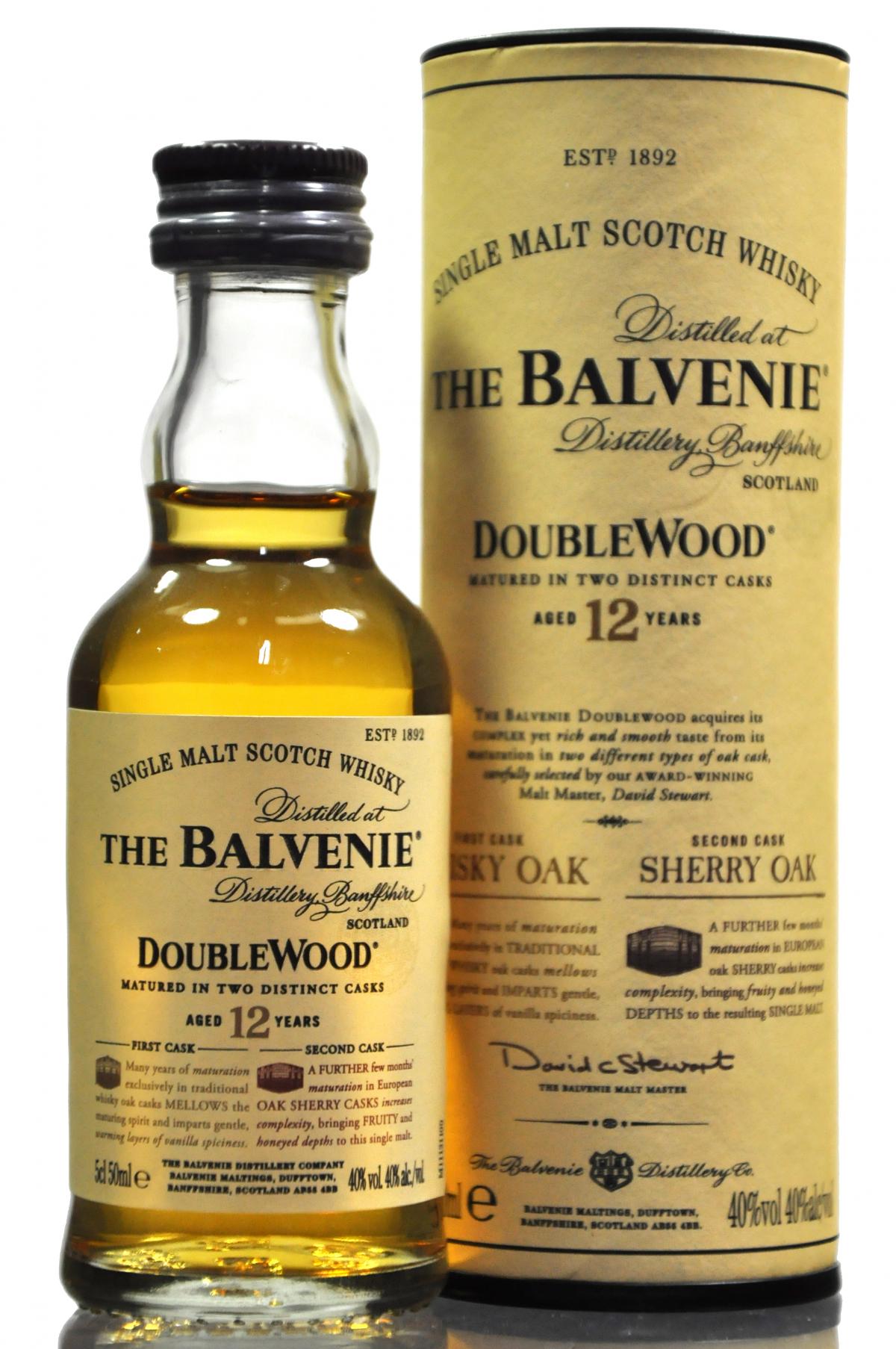 Balvenie 12 Year Old - Doublewood Miniature