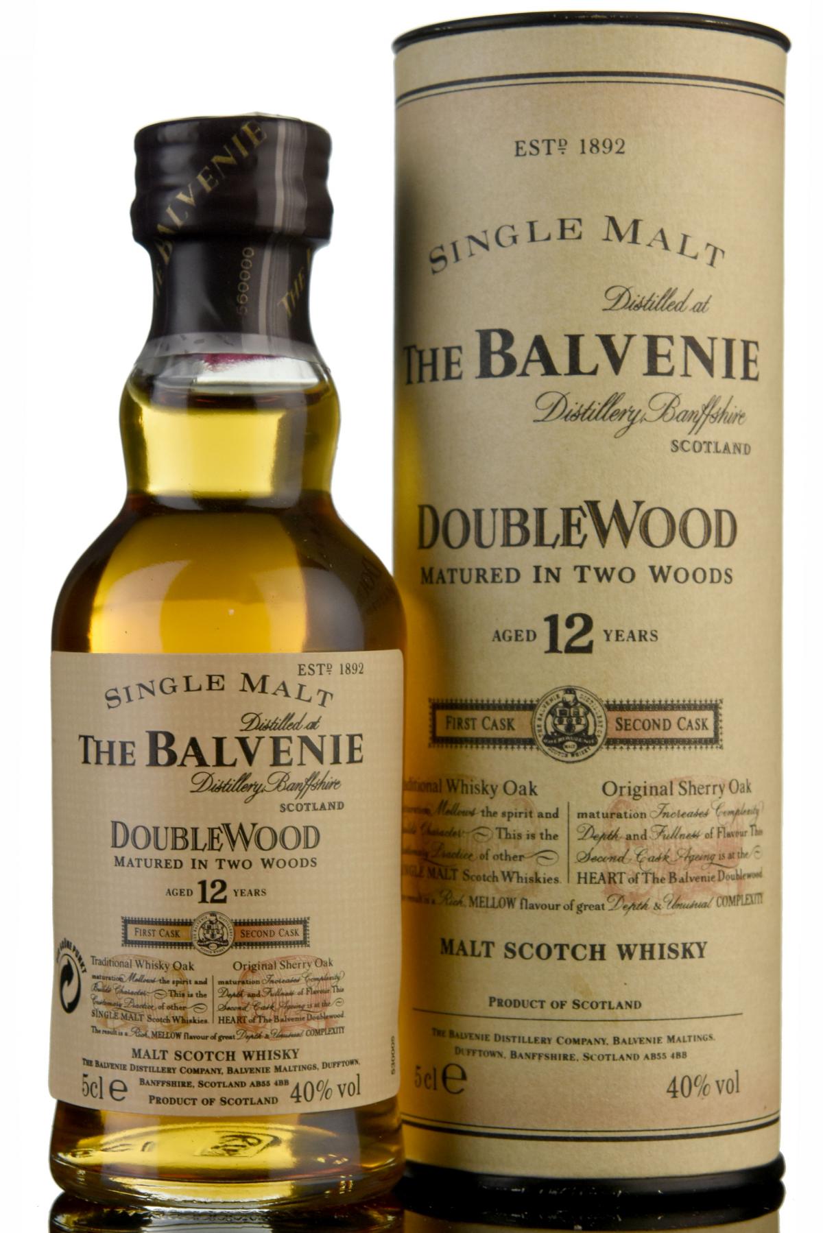 Balvenie 12 Year Old - Doublewood Miniature