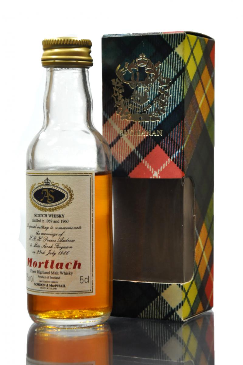 Mortlach Royal Marriage 1959 & 1960 - Gordon & MacPhail Miniature