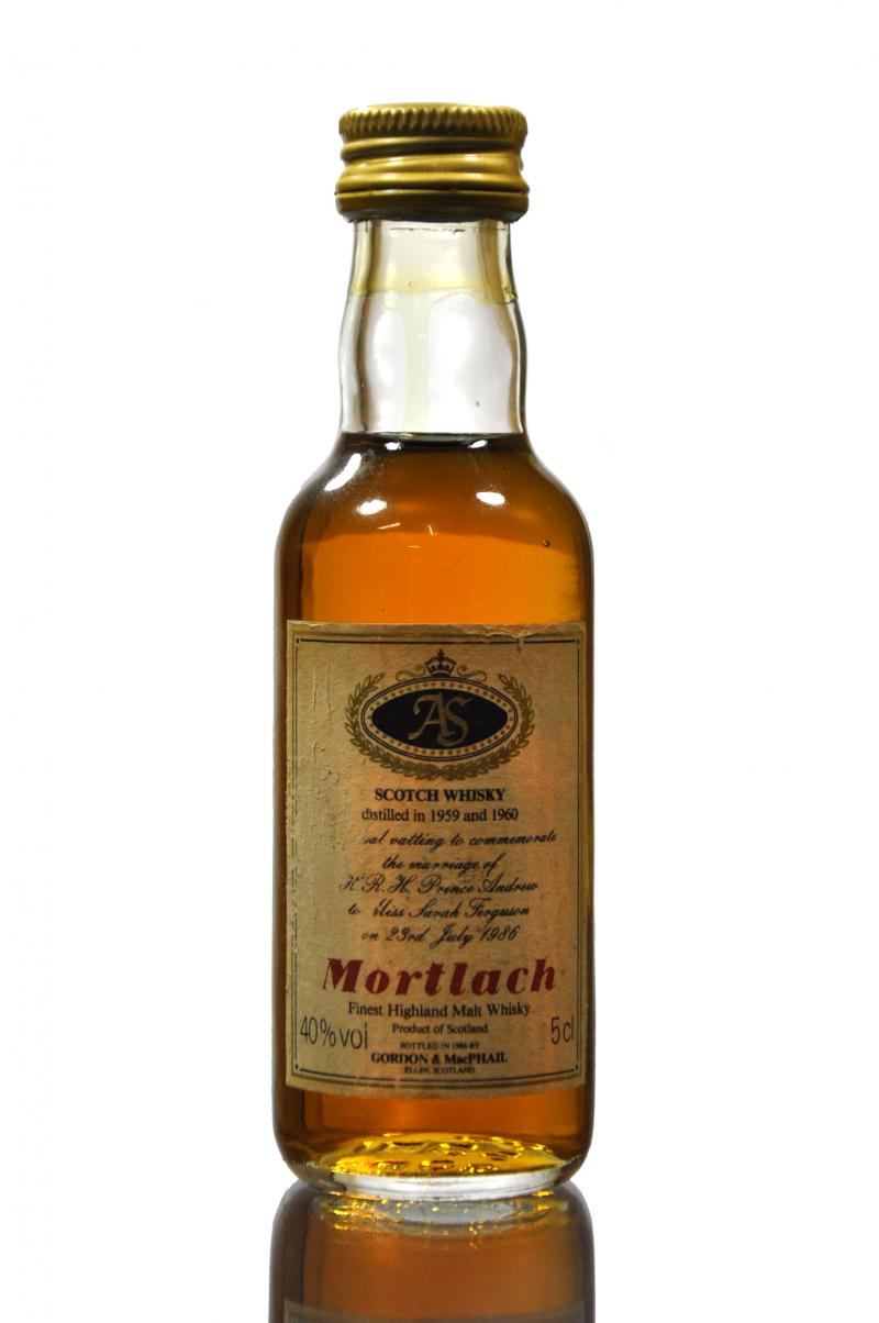 Mortlach Royal Marriage 1959 & 1960 - Gordon & MacPhail Miniature