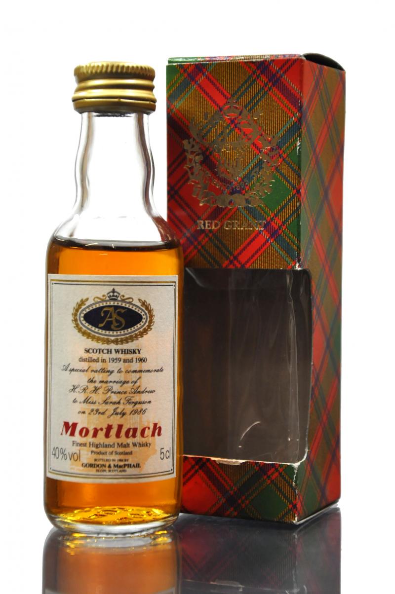 Mortlach Royal Marriage 1959 & 1960 - Gordon & MacPhail Miniature