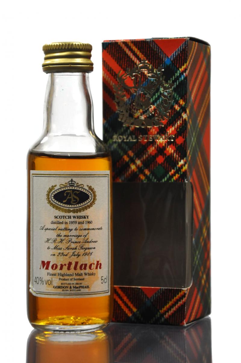 Mortlach Royal Marriage 1959 & 1960 - Gordon & MacPhail Miniature