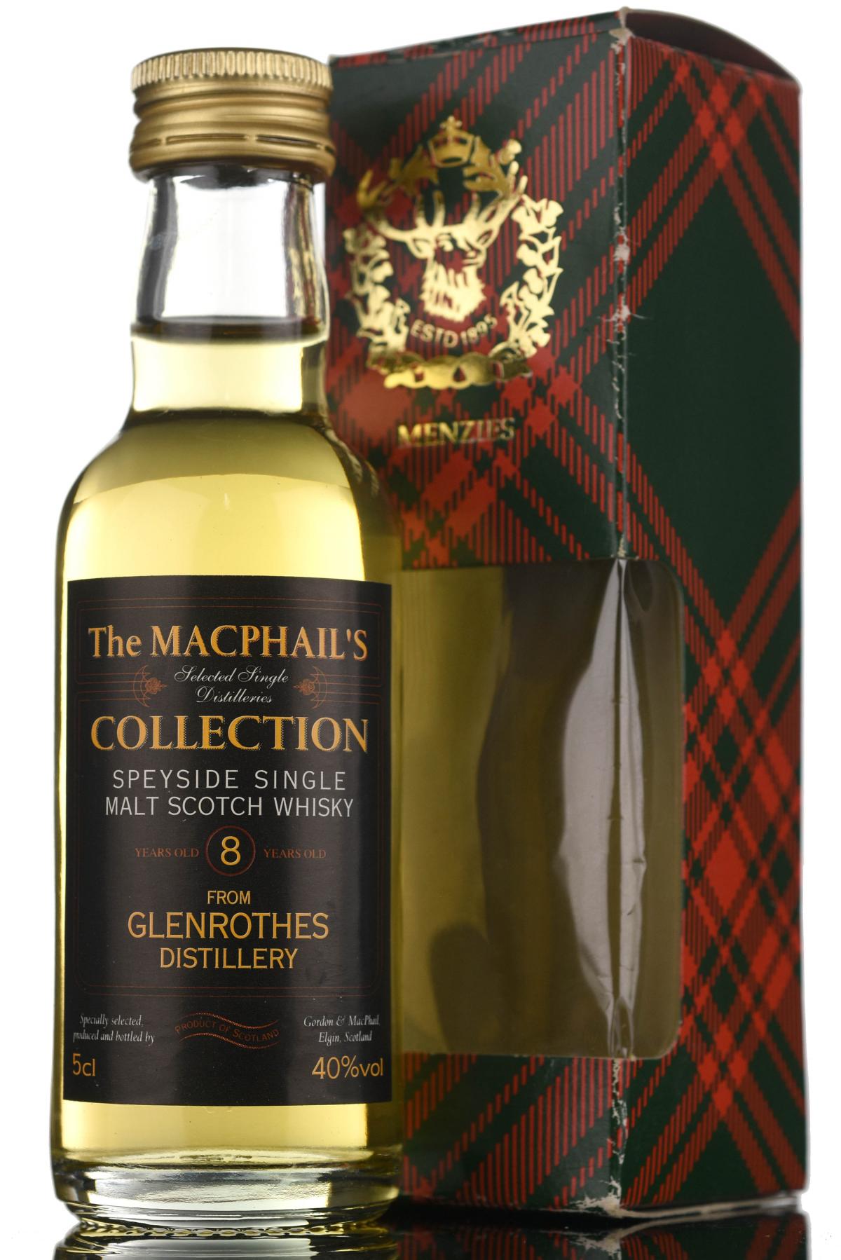 Glenrothes 8 Year Old - The MacPhails Collection Miniature