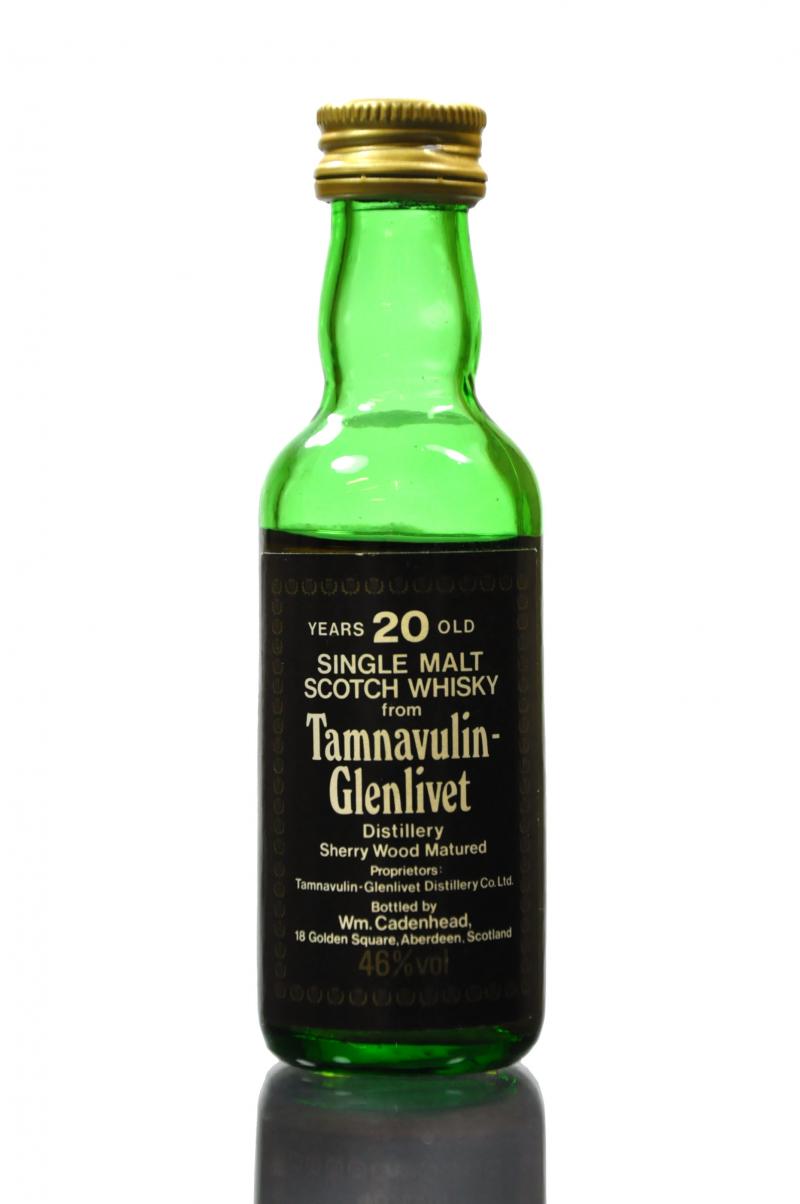 Tamnavulin-Glenlivet 20 Year Old - Cadenhead Miniature