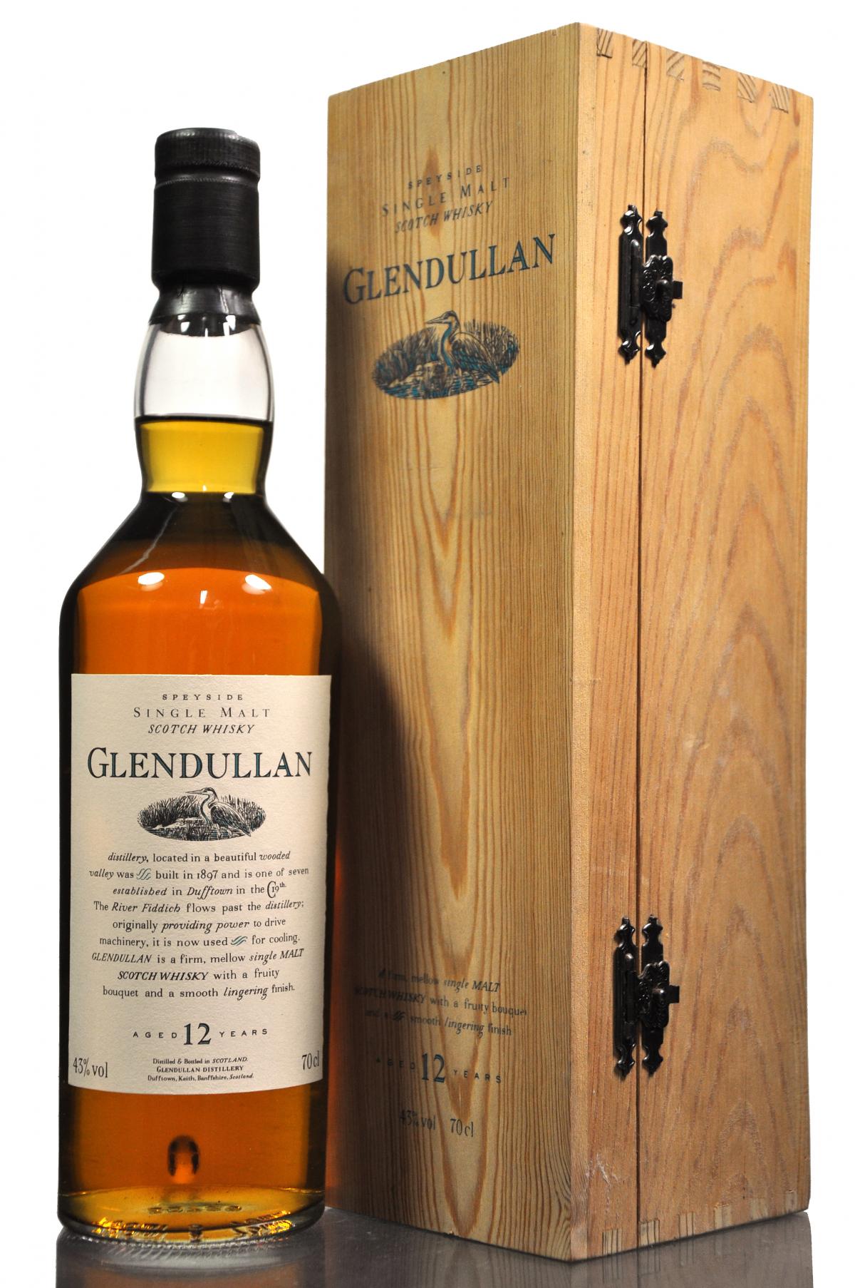 Glendullan 12 Year Old - Flora & Fauna - Wooden Box