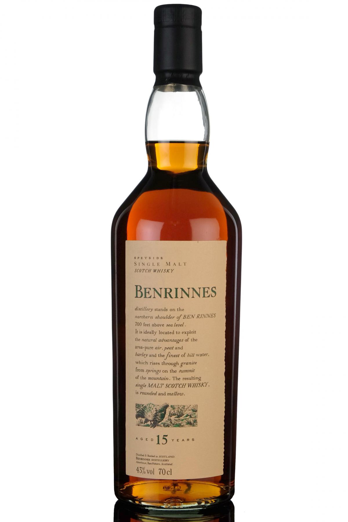 Benrinnes 15 Year Old - Flora & Fauna