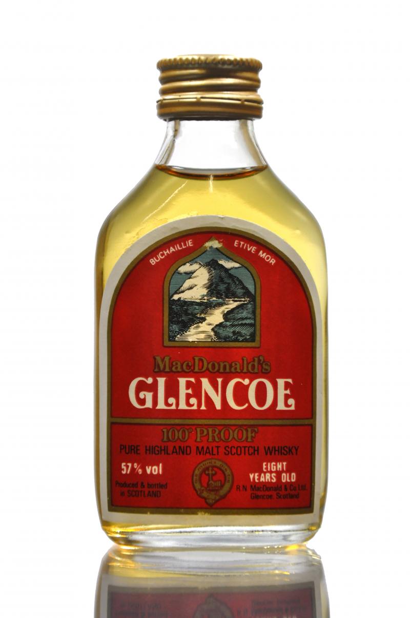 Glencoe 100 Proof Miniature