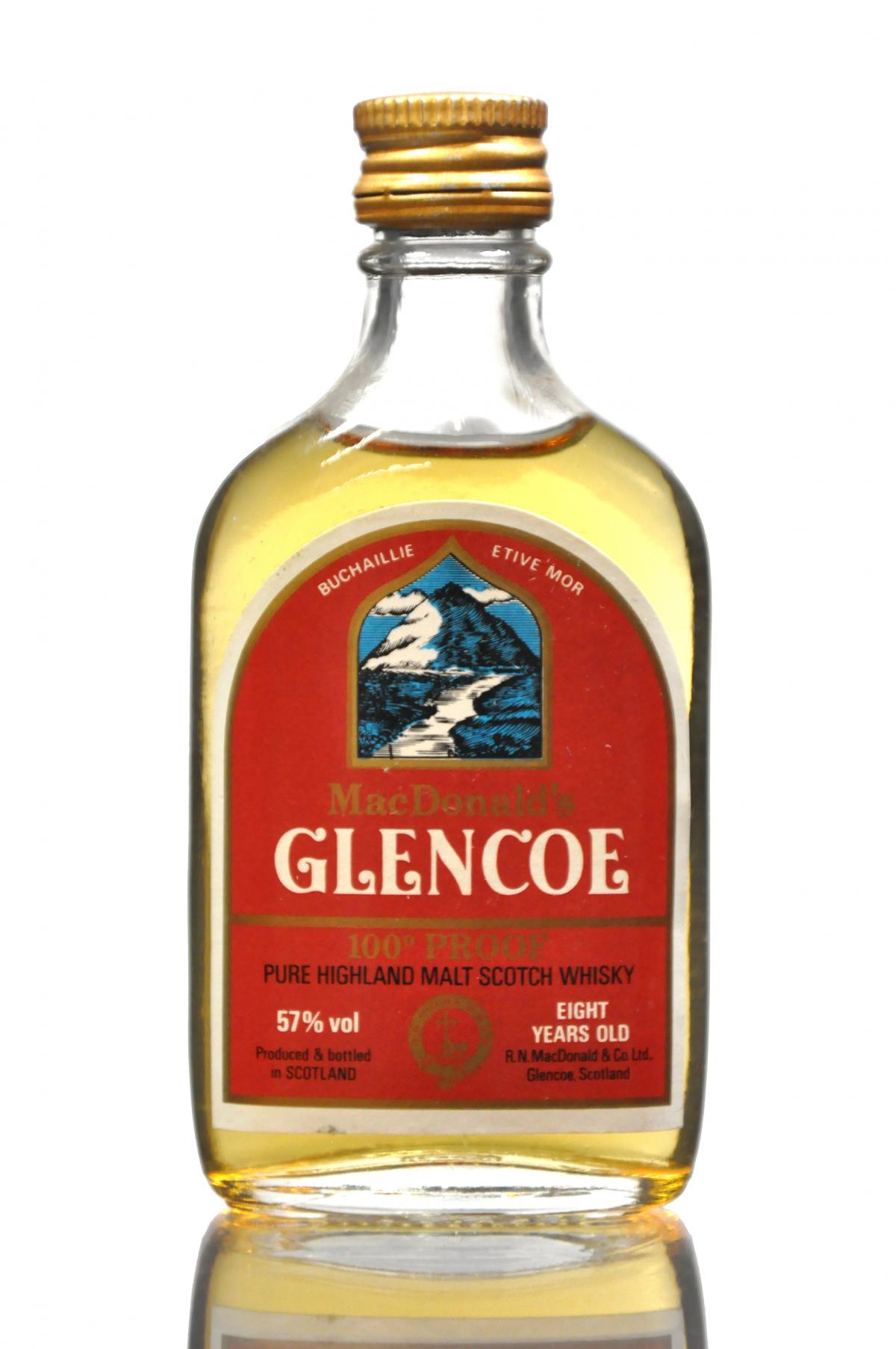 Glencoe 100 Proof Miniature