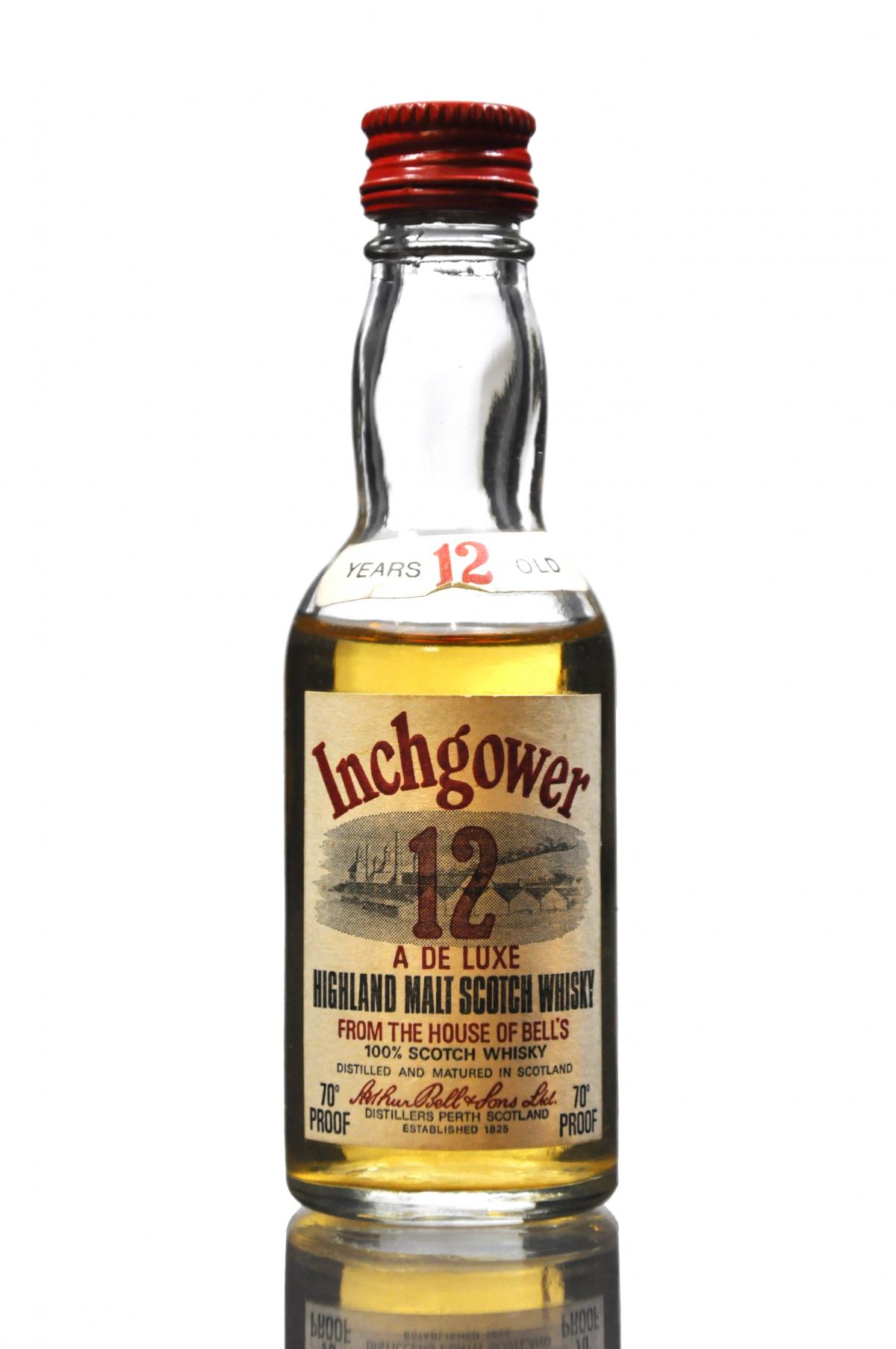 Inchgower 12 Year Old - 70 Proof Miniature
