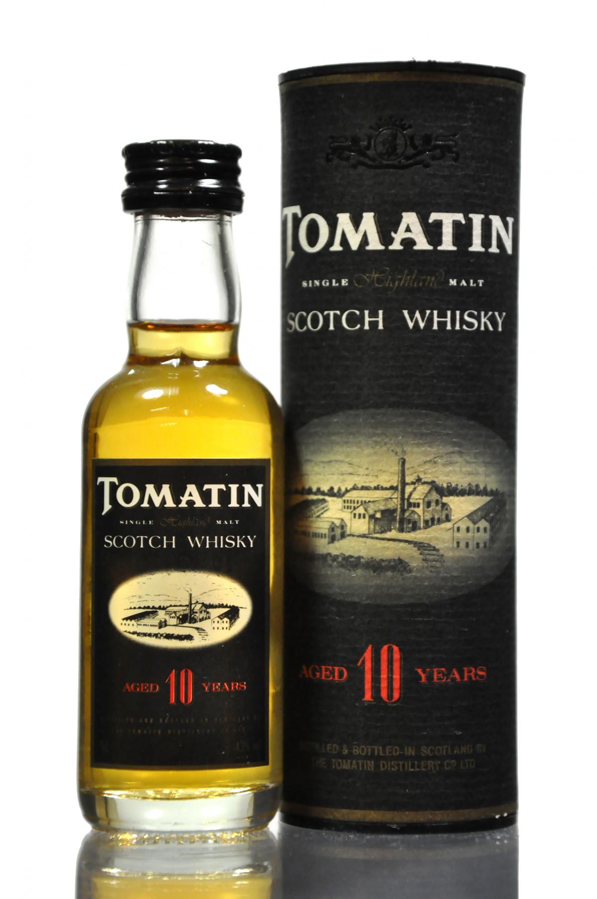 Tomatin 10 Year Old Miniature