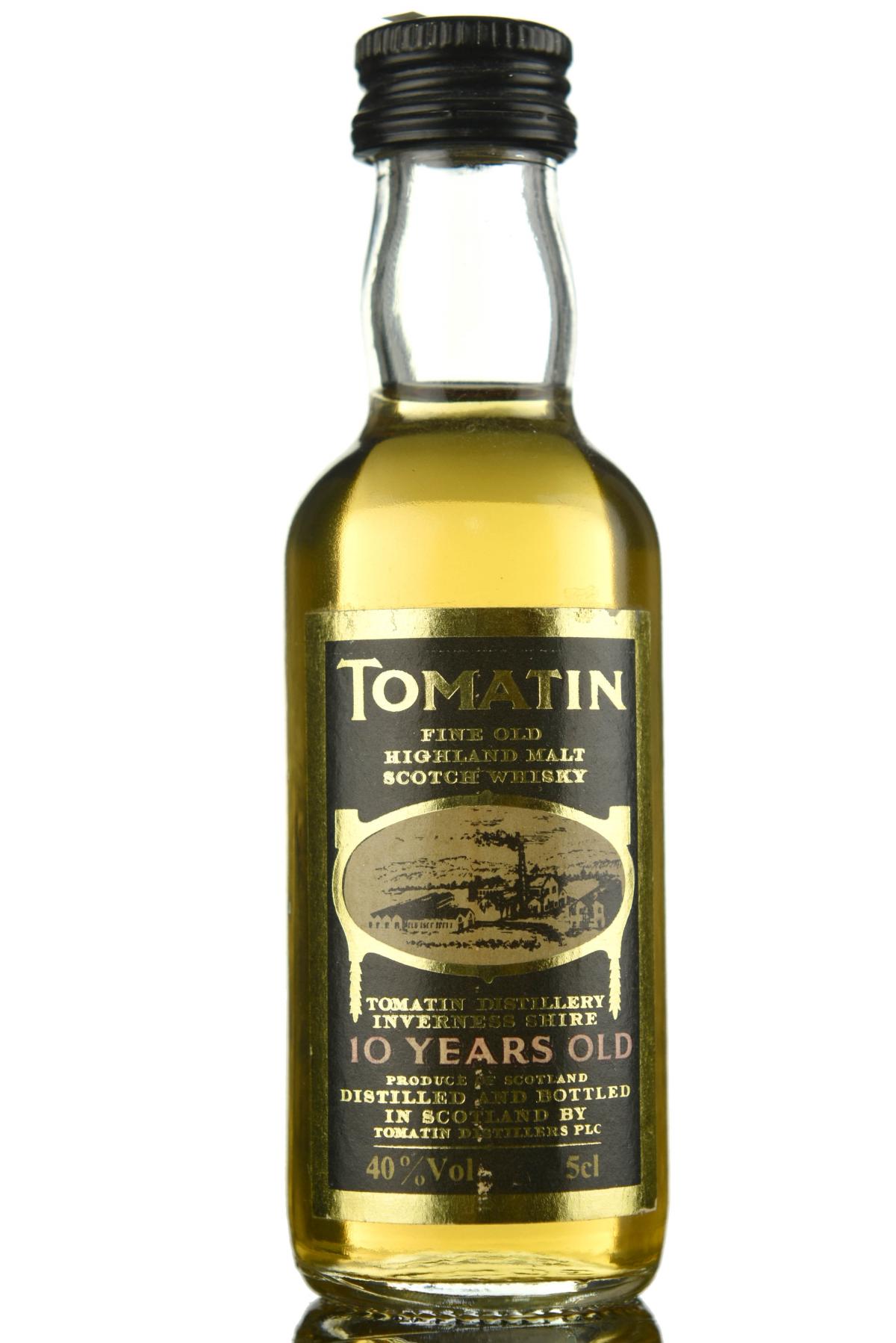 Tomatin 10 Year Old Miniature