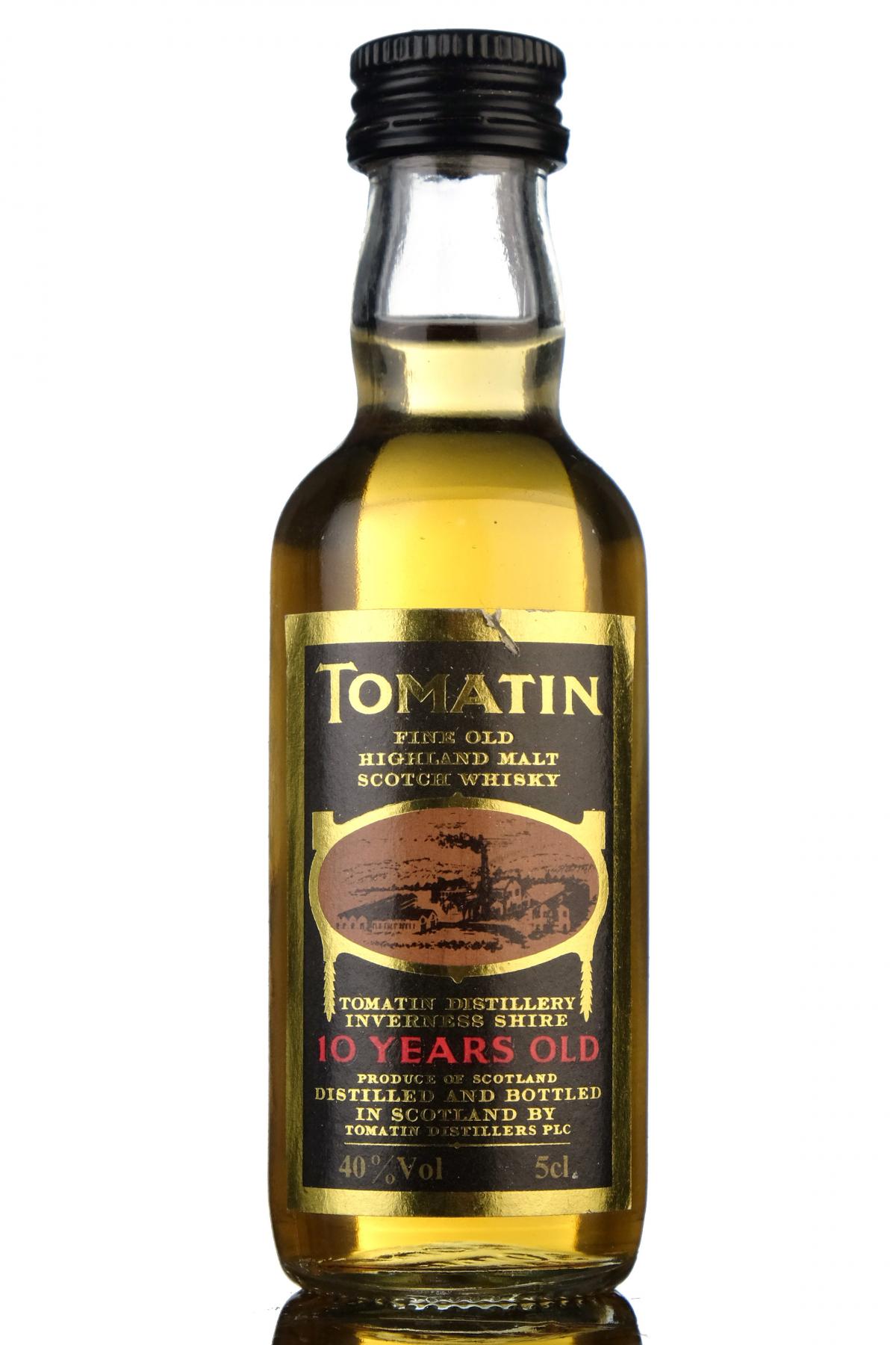 Tomatin 10 Year Old Miniature