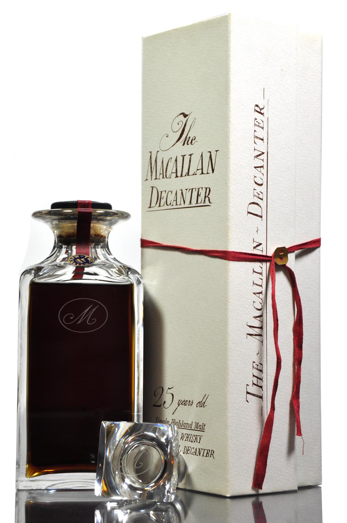 Macallan 25 Year Old - Crystal Decanter