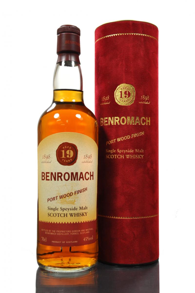 Benromach 19 Year Old - Port Wood