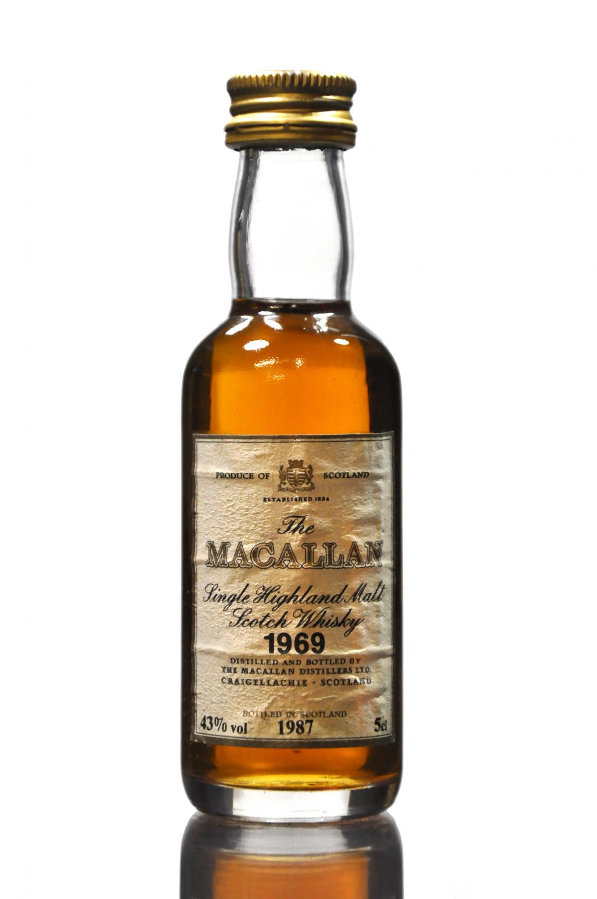 Macallan 1969-1987 Miniature